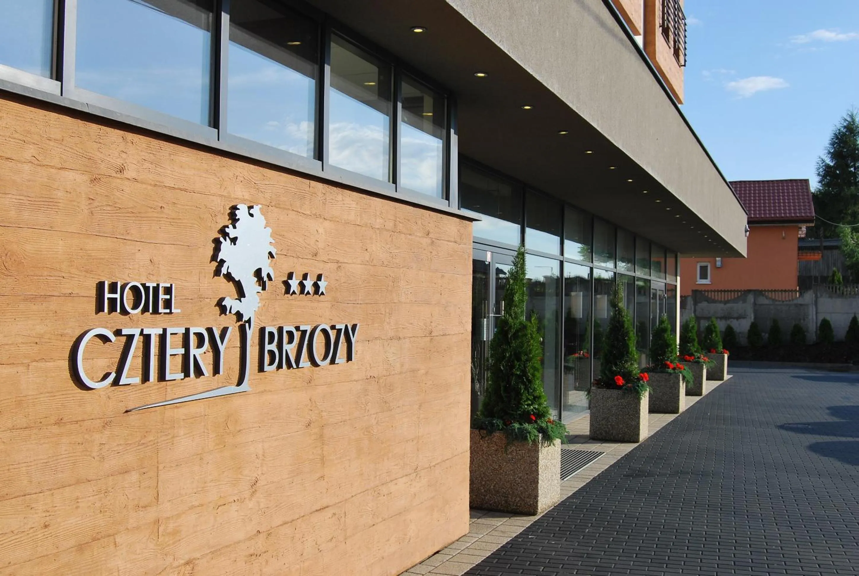 Facade/entrance in Hotel Cztery Brzozy Gdańsk Kowale