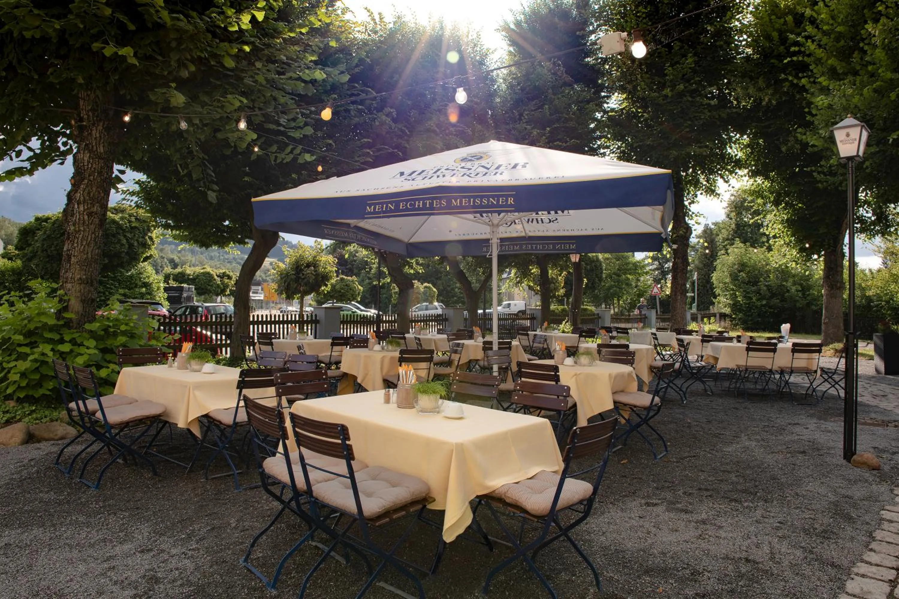 Patio in Hotel Neustädter Hof