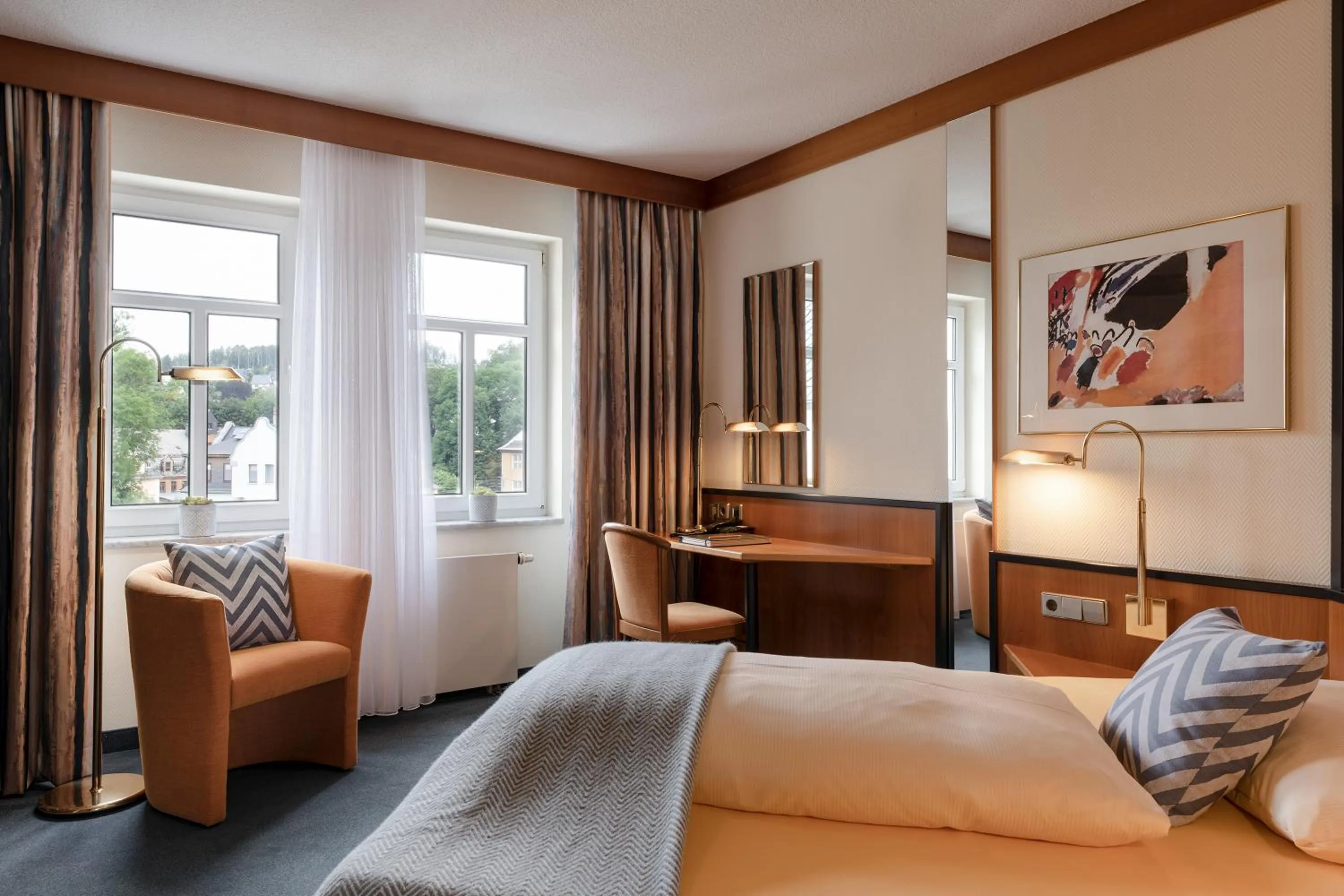 Bed in Hotel Neustädter Hof