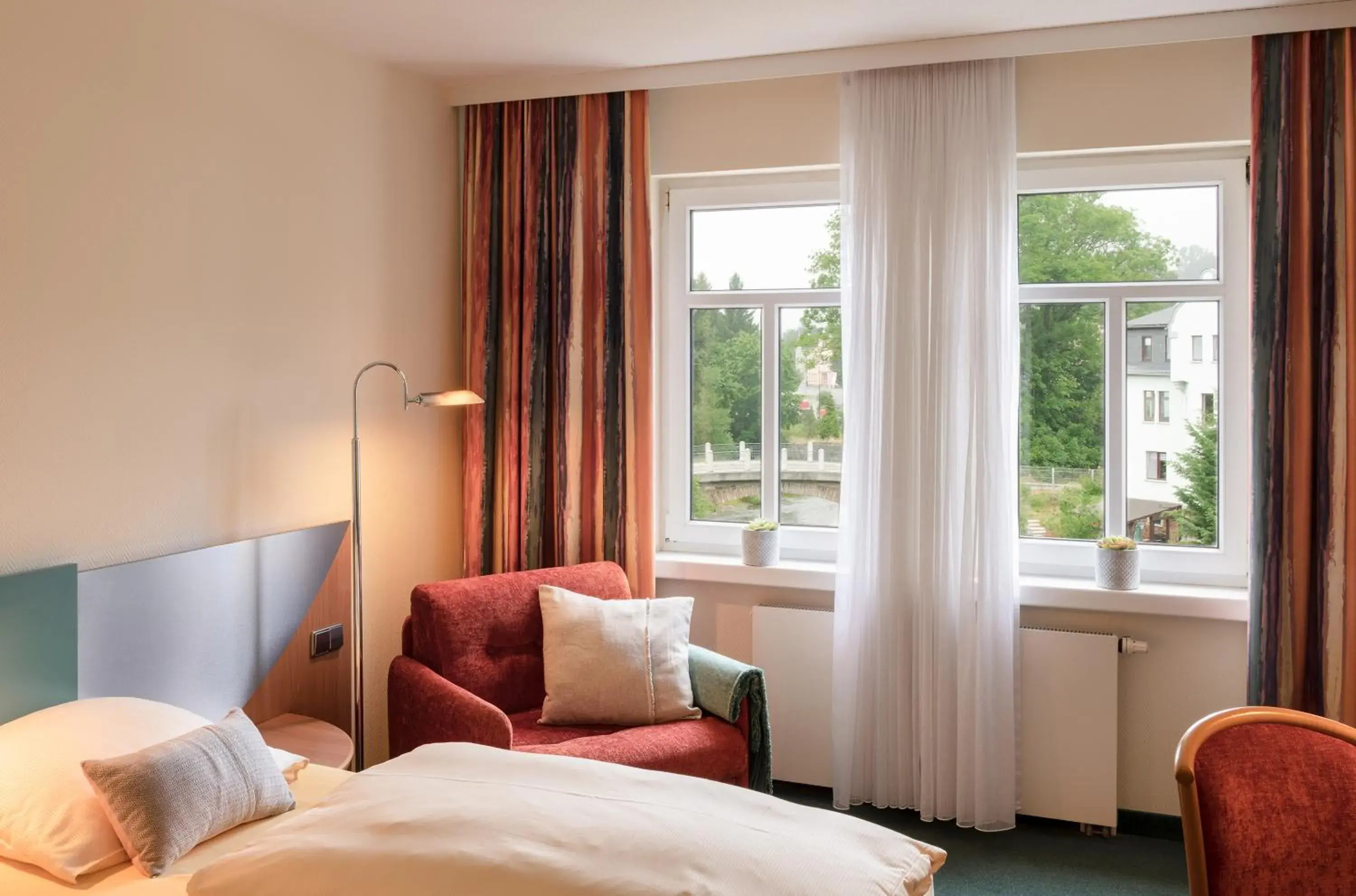 Bed in Hotel Neustädter Hof Bed in Hotel Neustädter Hof