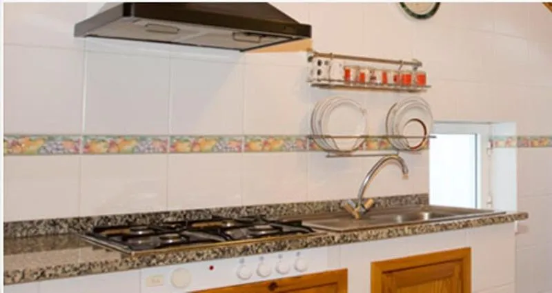 Kitchen or kitchenette in Hotel Bruselas