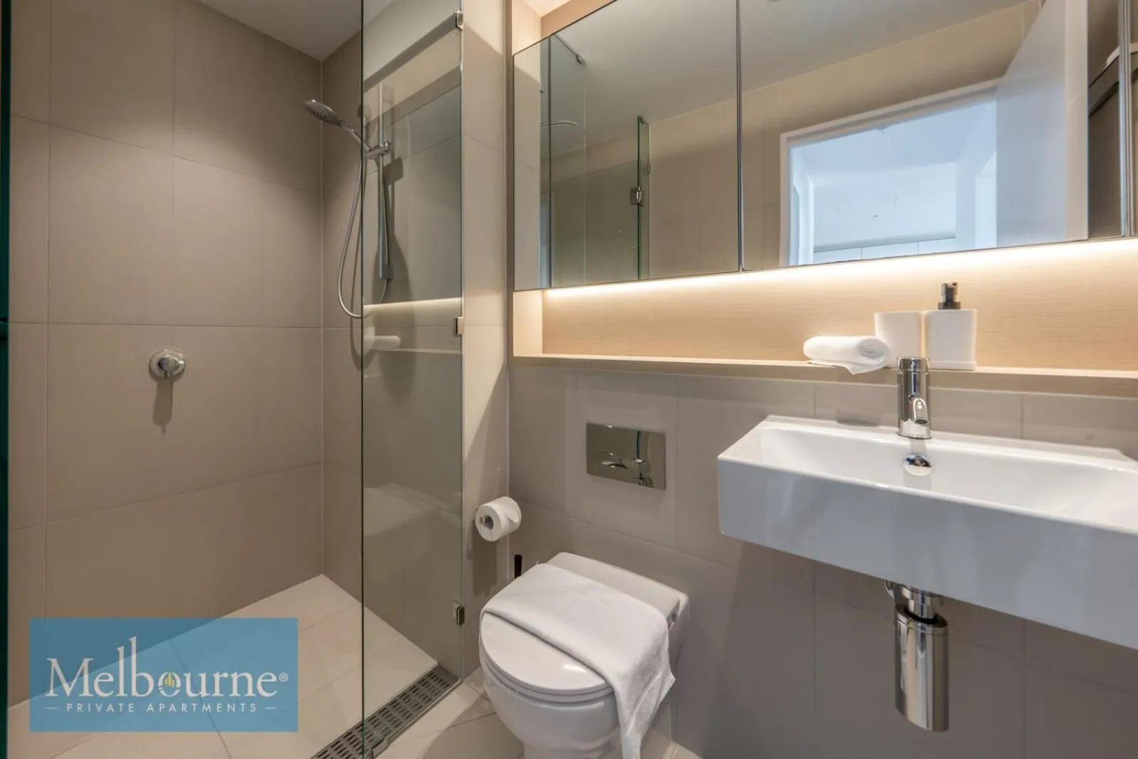 Bathroom in Melbourne Private Apartments - Collins Wharf Waterfront, Docklands