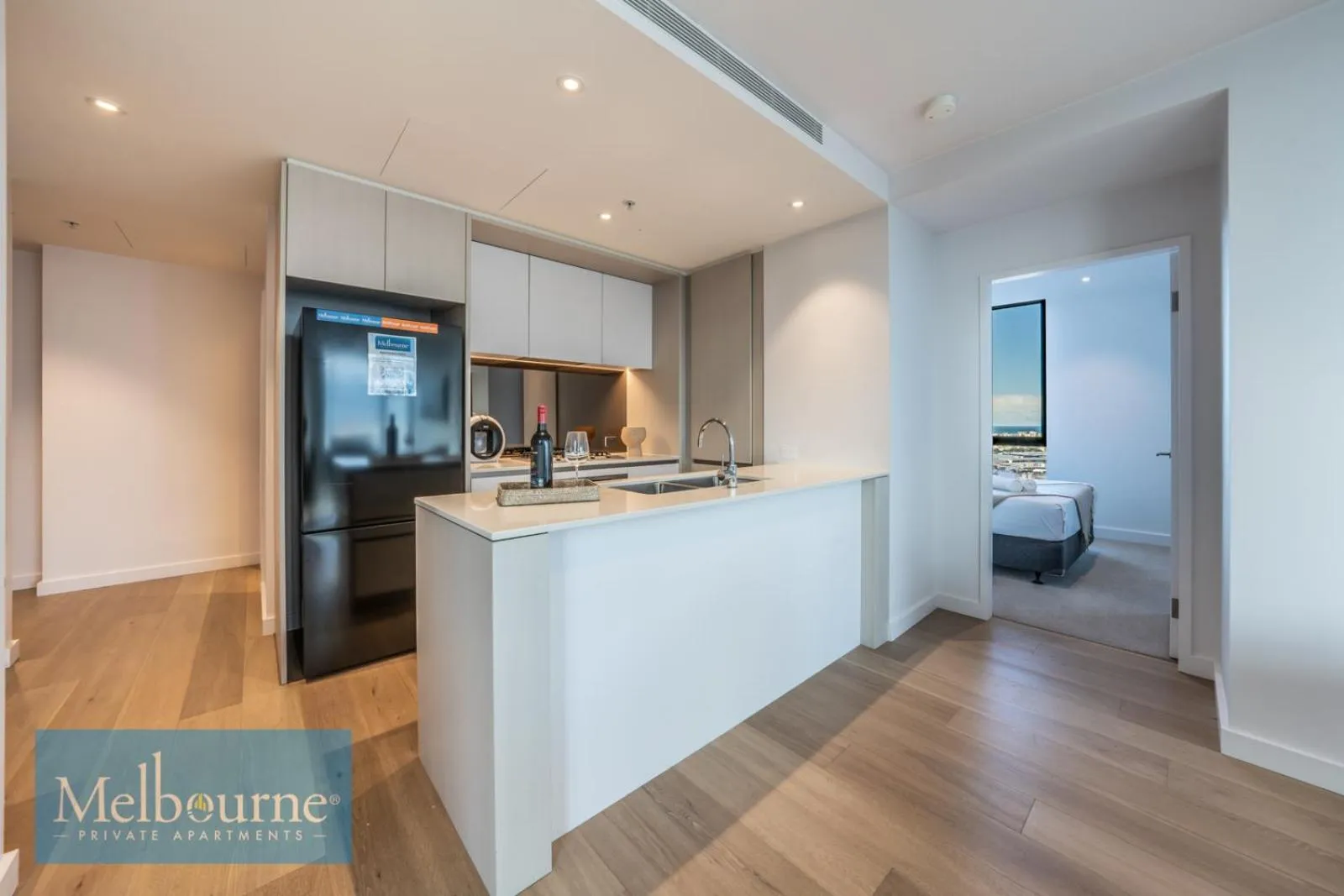 kitchen in Melbourne Private Apartments - Collins Wharf Waterfront, Docklands