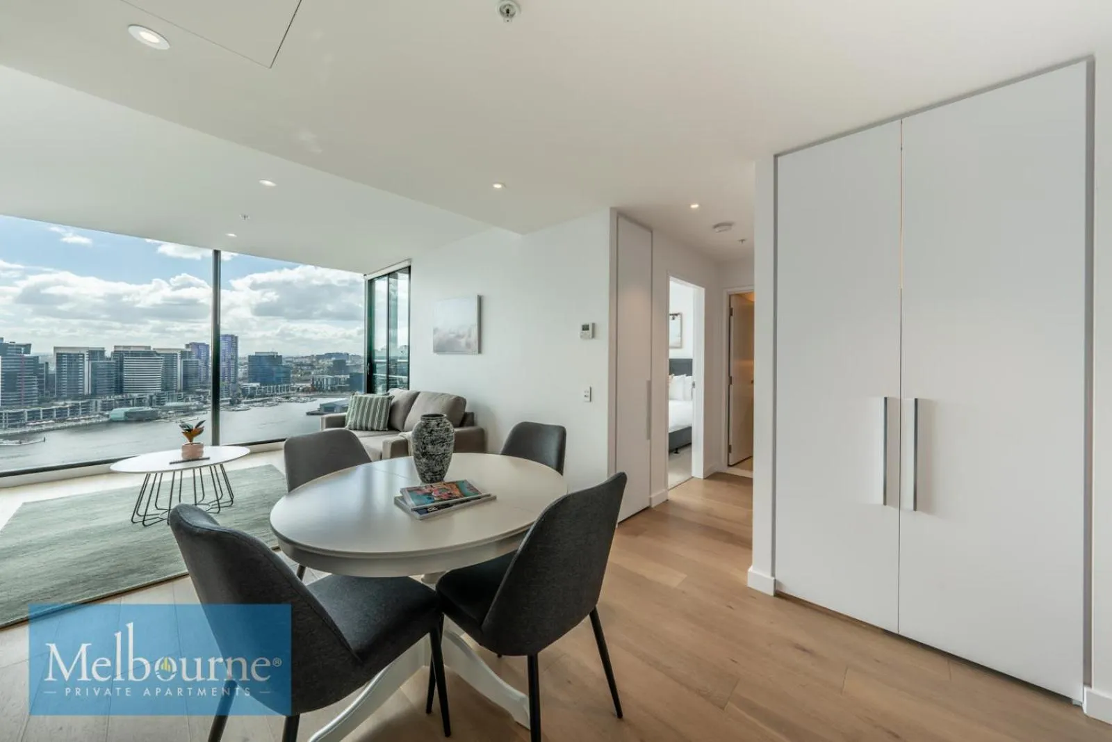 Dining area in Melbourne Private Apartments - Collins Wharf Waterfront, Docklands