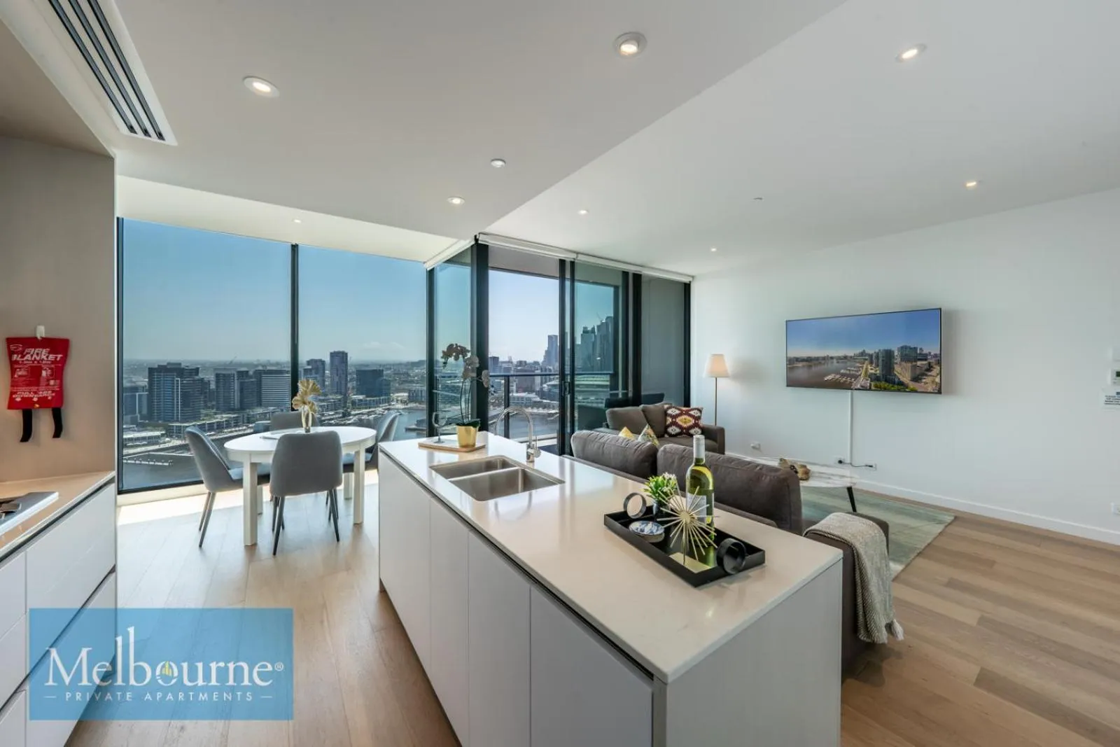 TV and multimedia in Melbourne Private Apartments - Collins Wharf Waterfront, Docklands