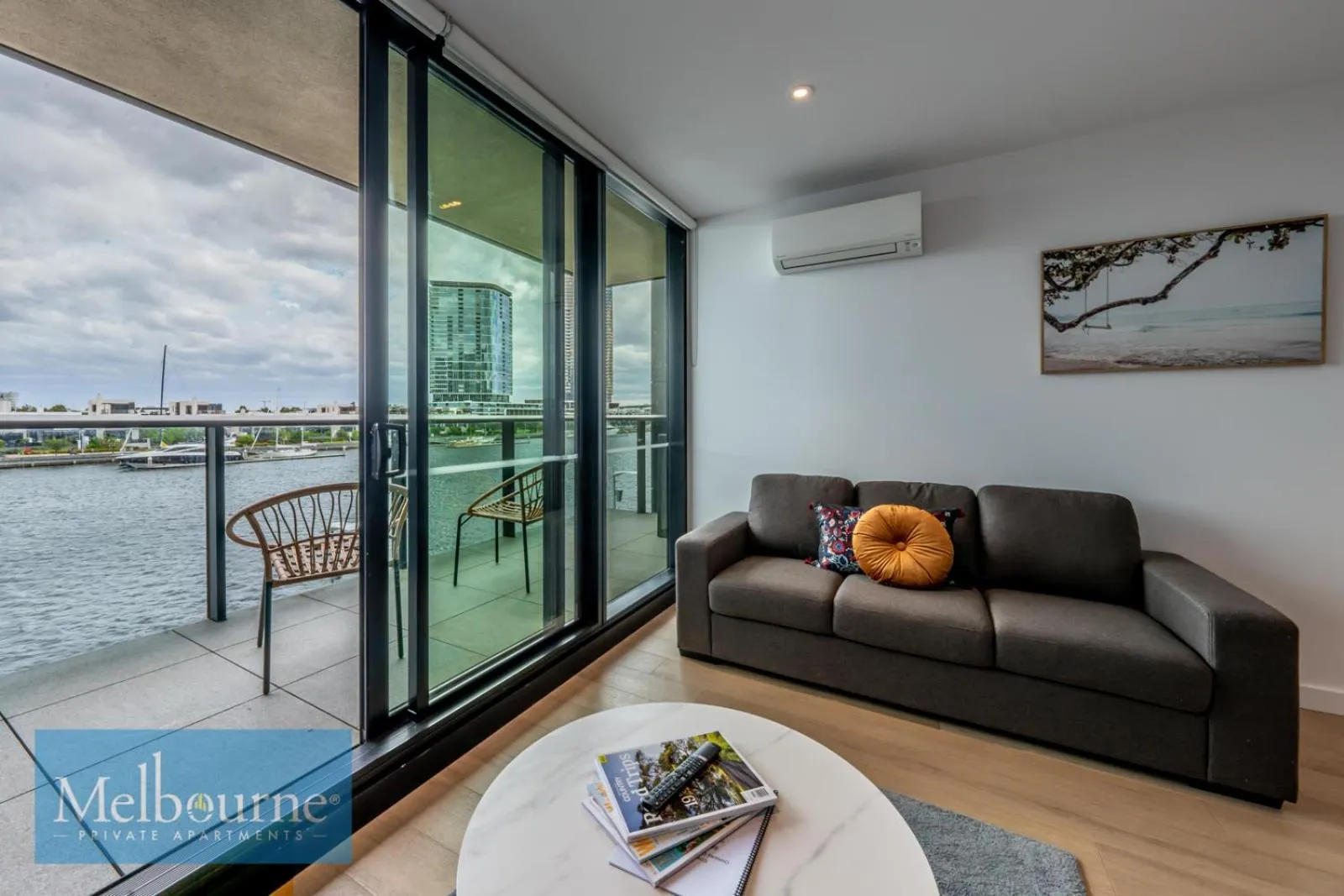 Balcony/Terrace in Melbourne Private Apartments - Collins Wharf Waterfront, Docklands