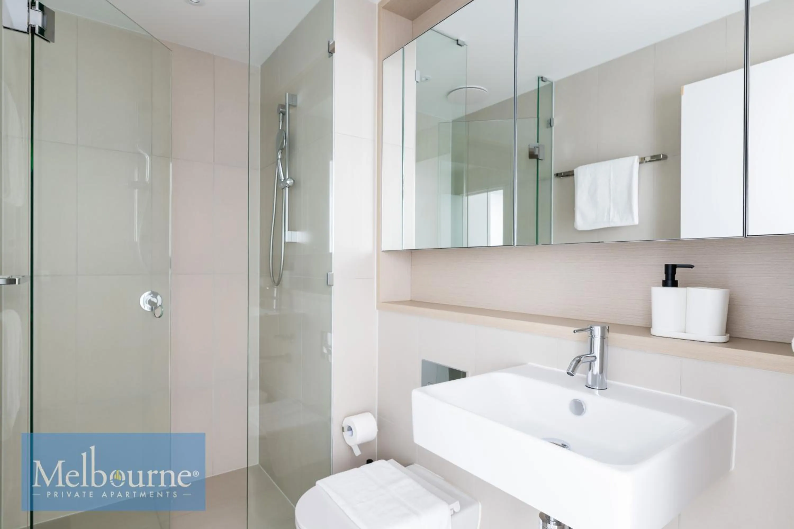 Shower in Melbourne Private Apartments - Collins Wharf Waterfront, Docklands