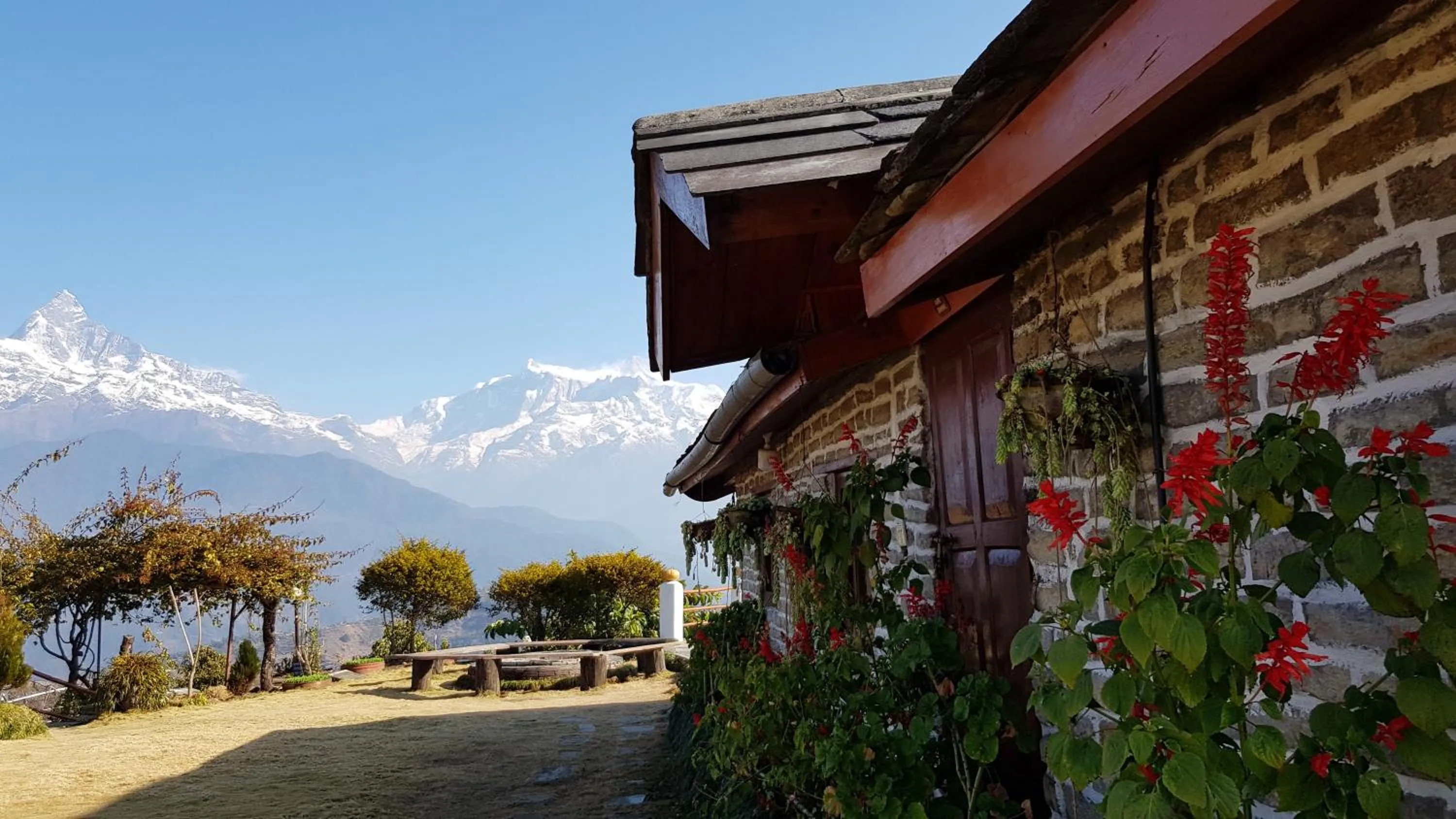 Facade/entrance in ES Deurali Resort