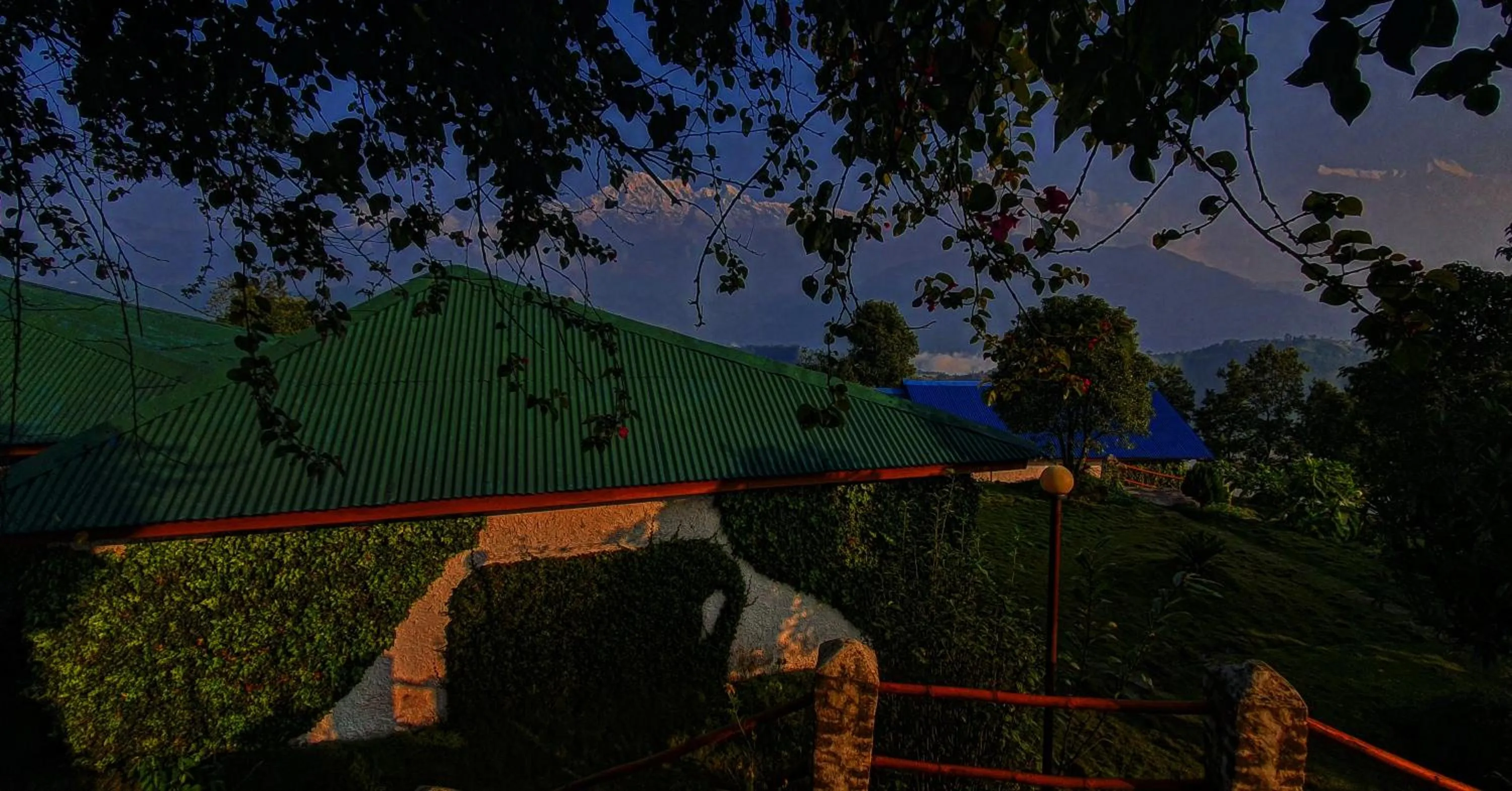 Garden view in ES Deurali Resort