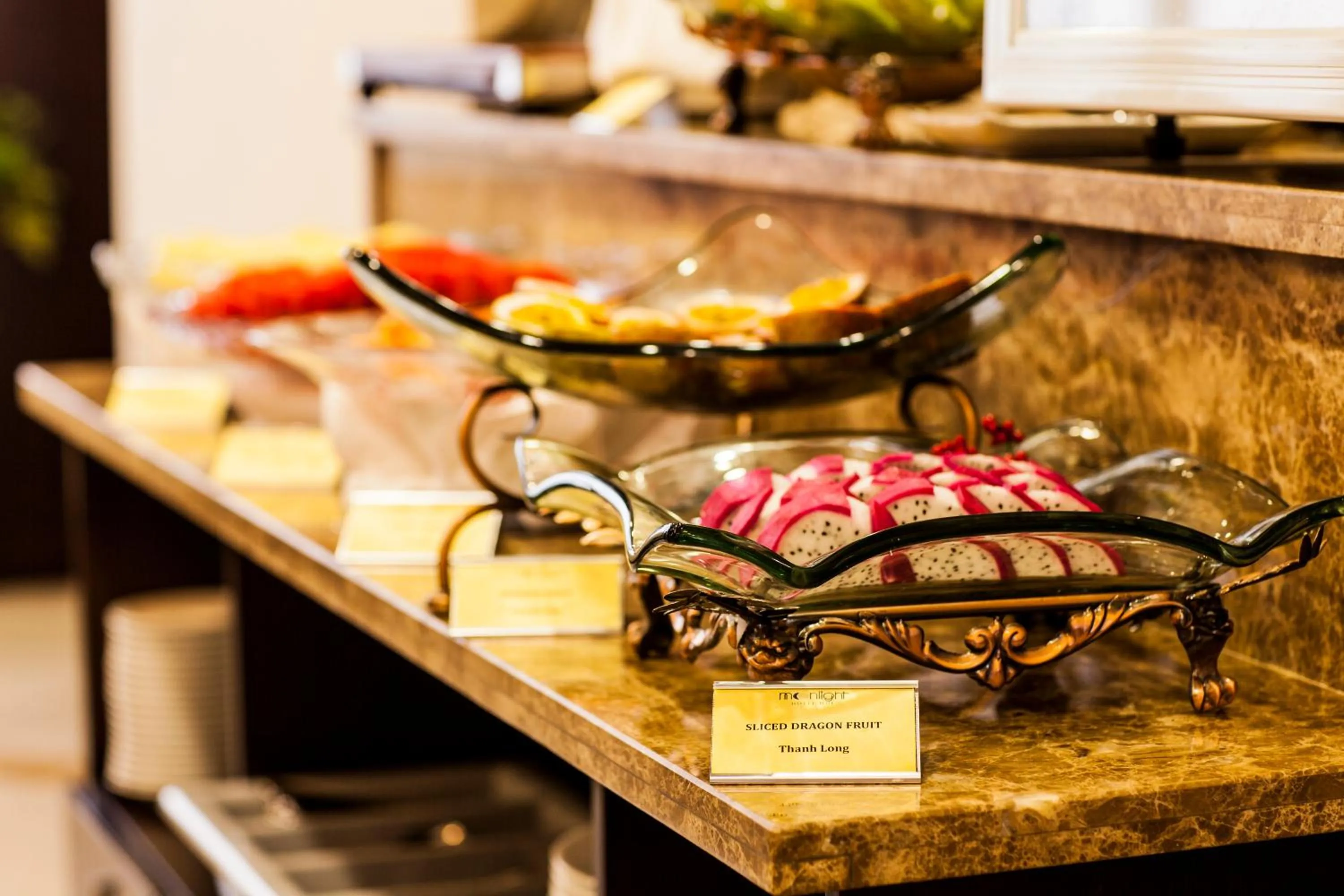 Dining area in Moonlight Hotel Hue