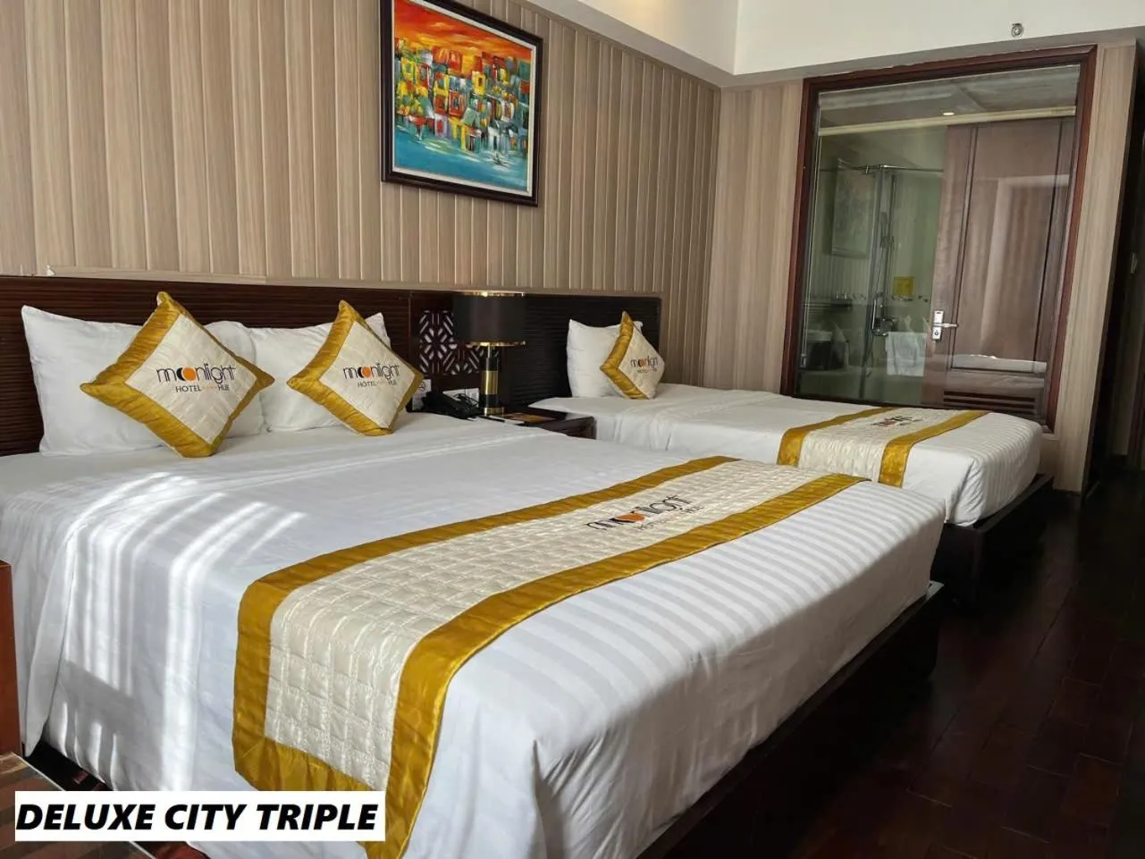 Bed in Moonlight Hotel Hue