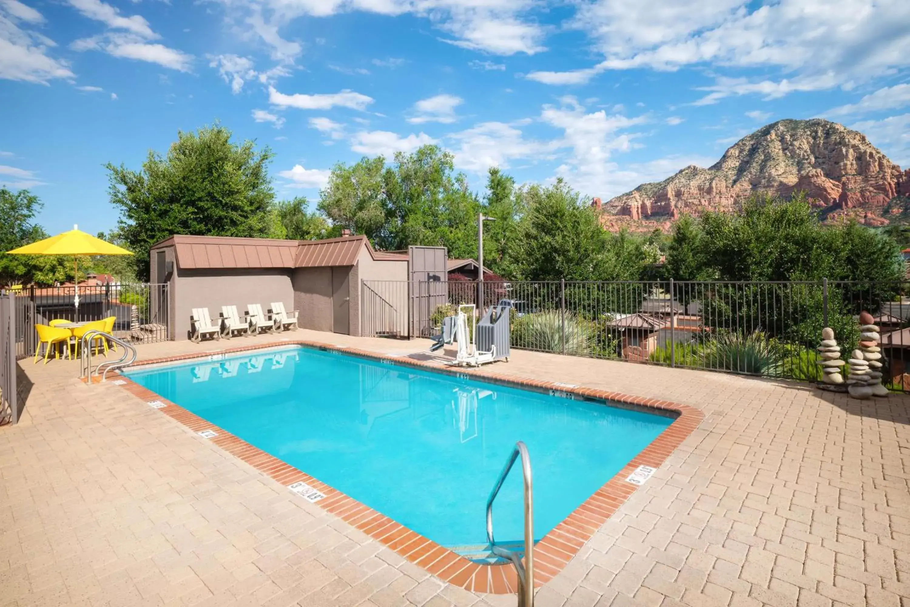 Pool view in Aiden by Best Western Sedona Pool view in Aiden by Best Western Sedona