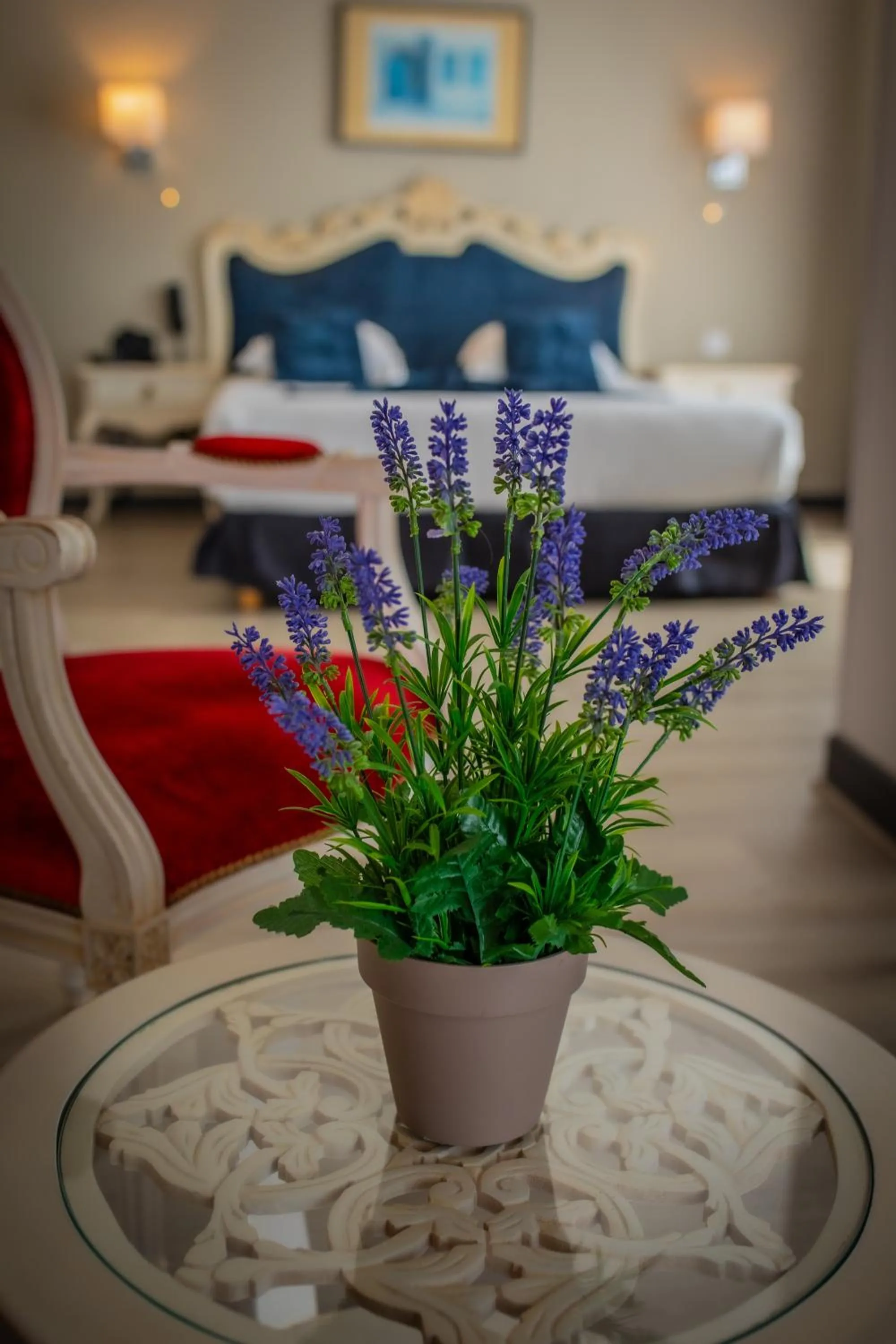 Bed in Alexain Hotel Restaurant & Wellness - Colmar Ouest