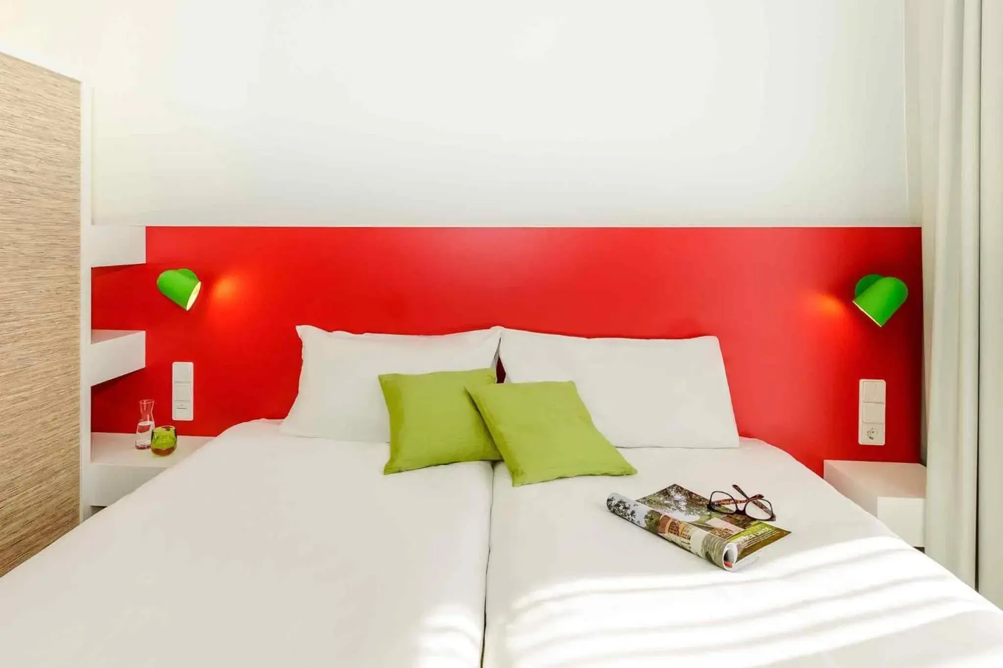Bedroom, Bed in ibis Styles Karlsruhe Ettlingen Bedroom, Bed in ibis Styles Karlsruhe Ettlingen