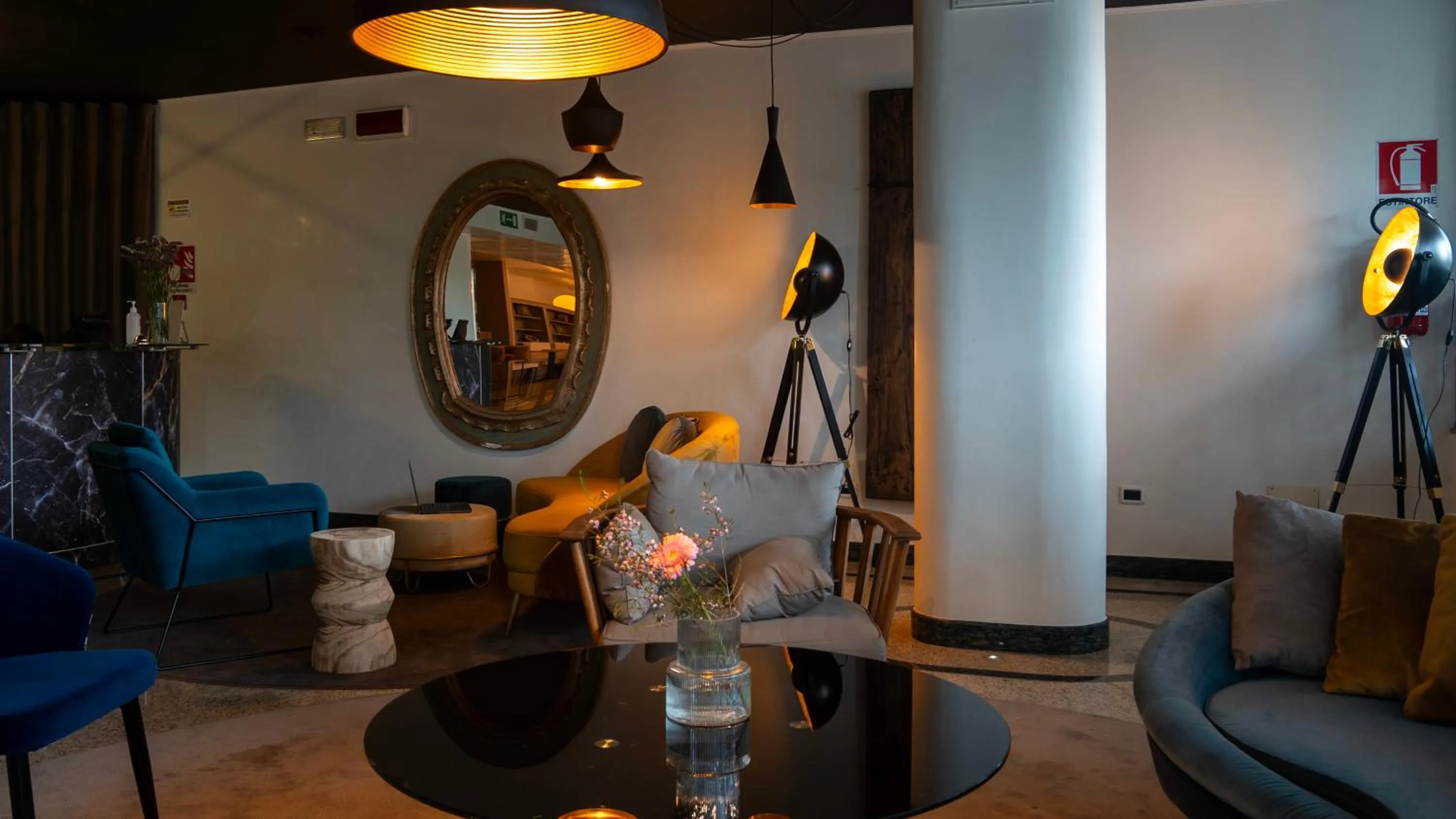 Lobby or reception in Gardone Palace Hotel