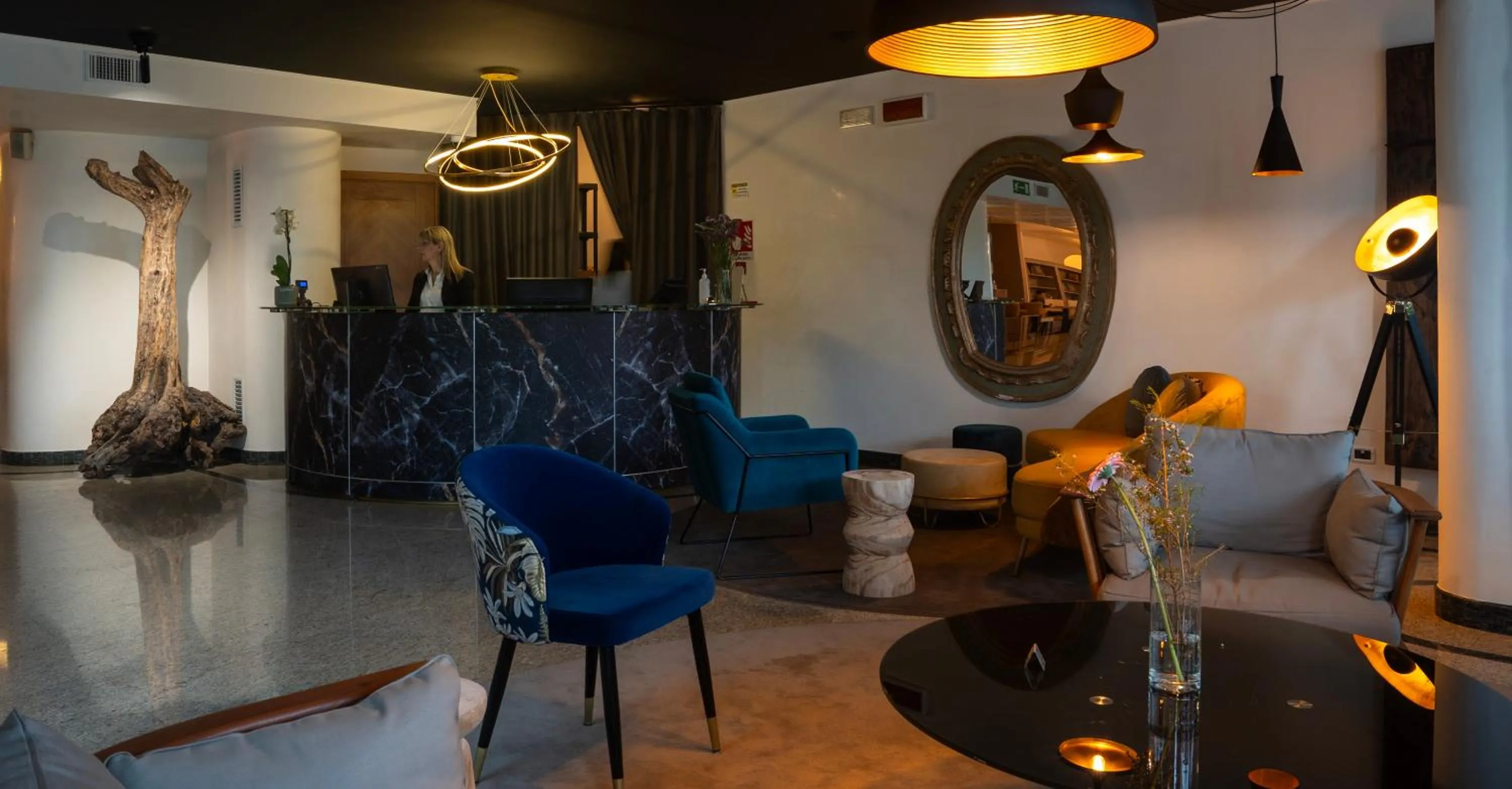 Lobby or reception in Gardone Palace Hotel