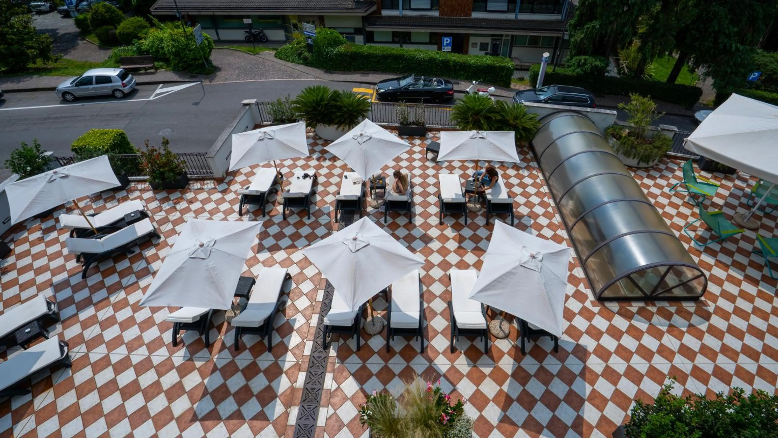 Balcony/Terrace in Gardone Palace Hotel