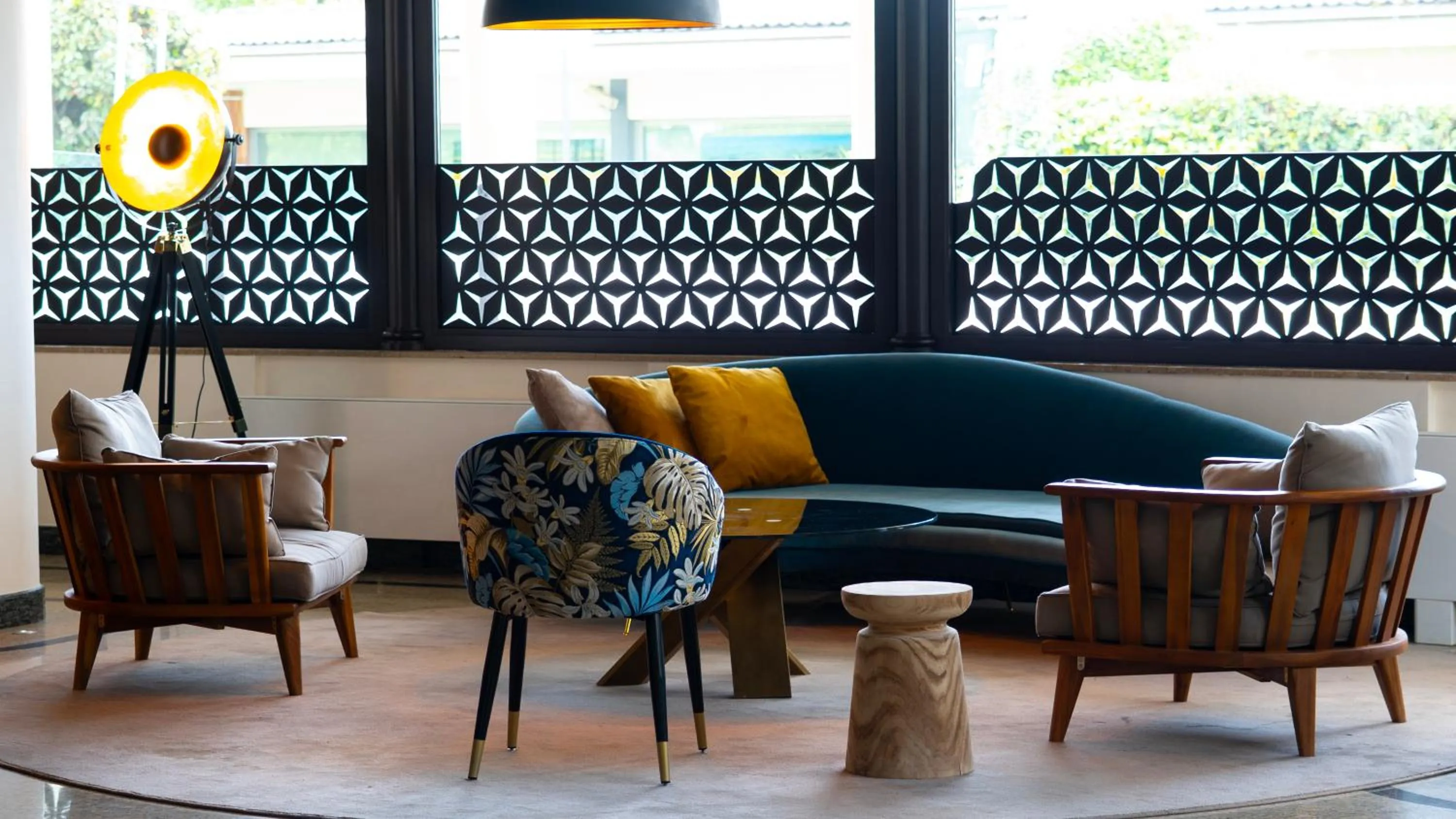 Lobby or reception in Gardone Palace Hotel