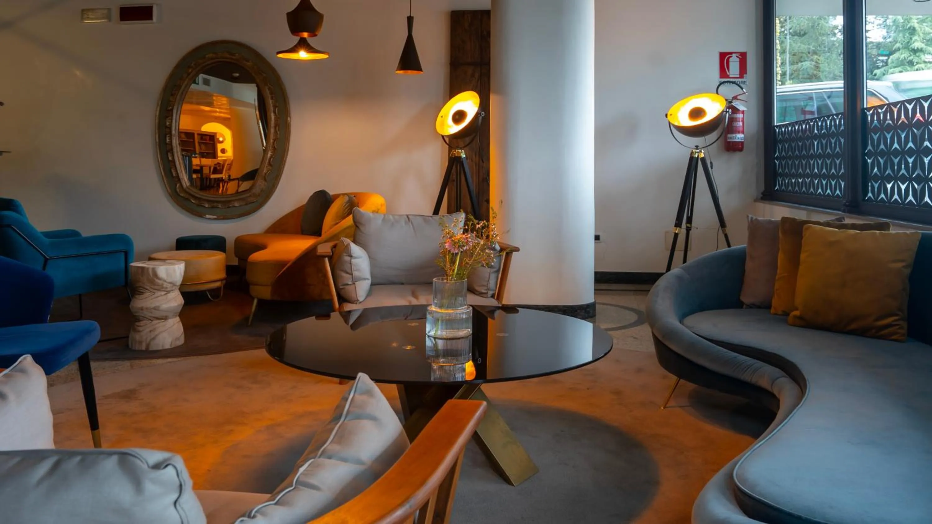 Lobby or reception in Gardone Palace Hotel