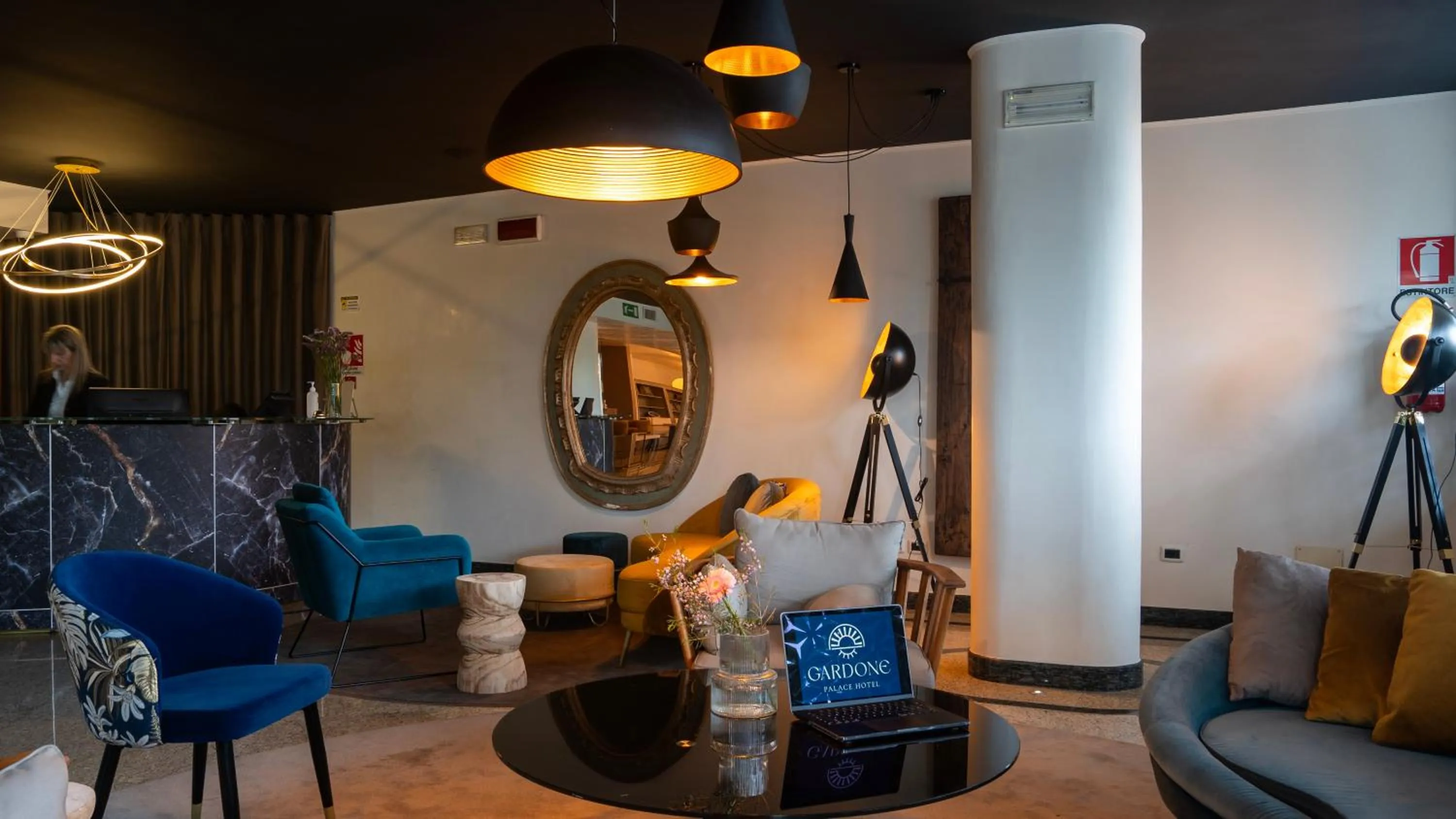 Lobby or reception in Gardone Palace Hotel