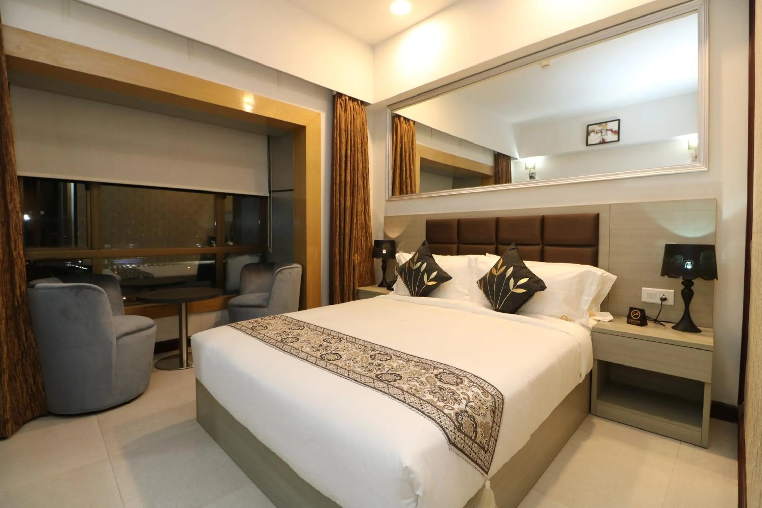 Bedroom in Aristocrat Hotel, New Town, Kolkata