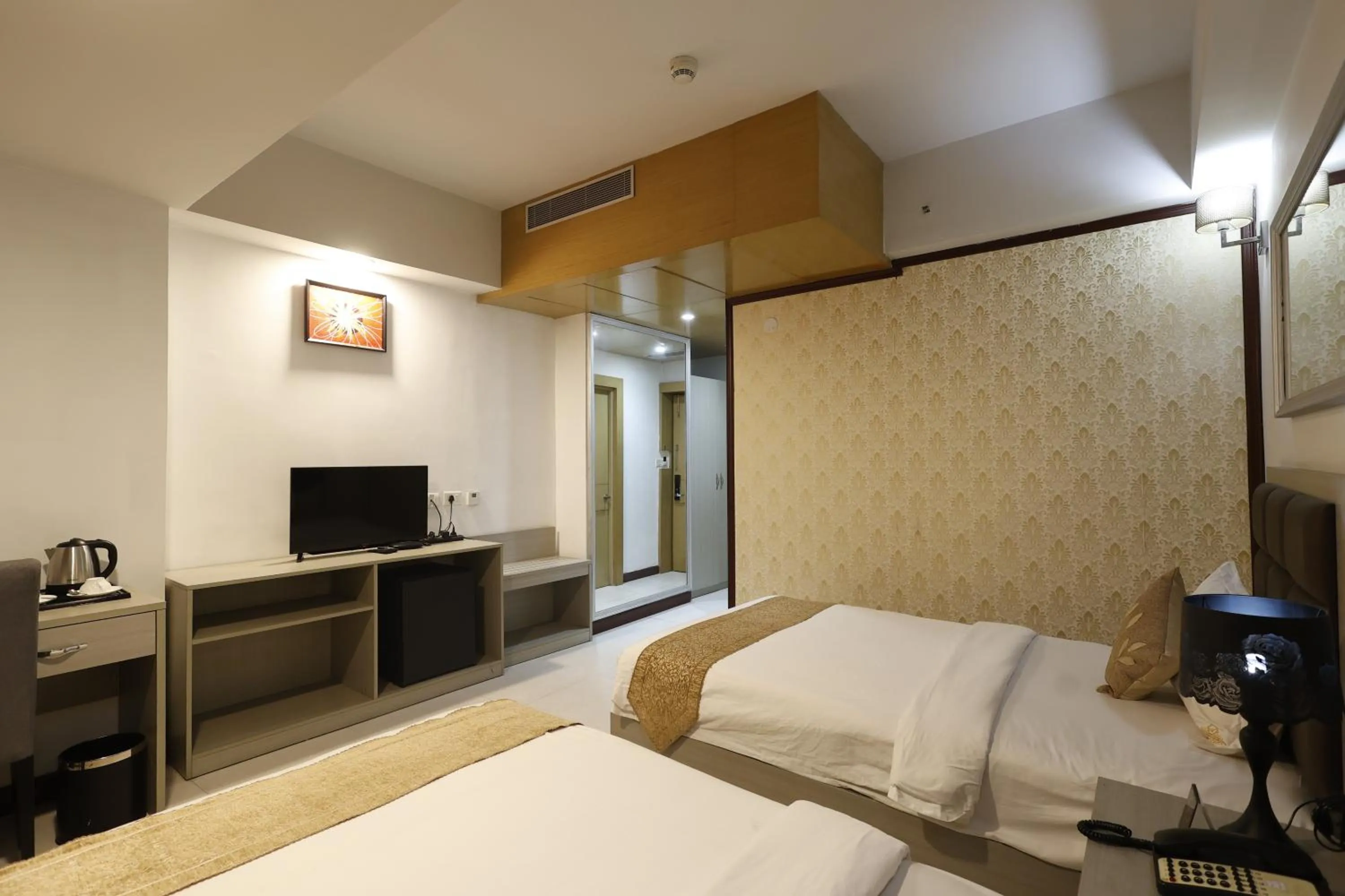 Bedroom in Aristocrat Hotel, New Town, Kolkata