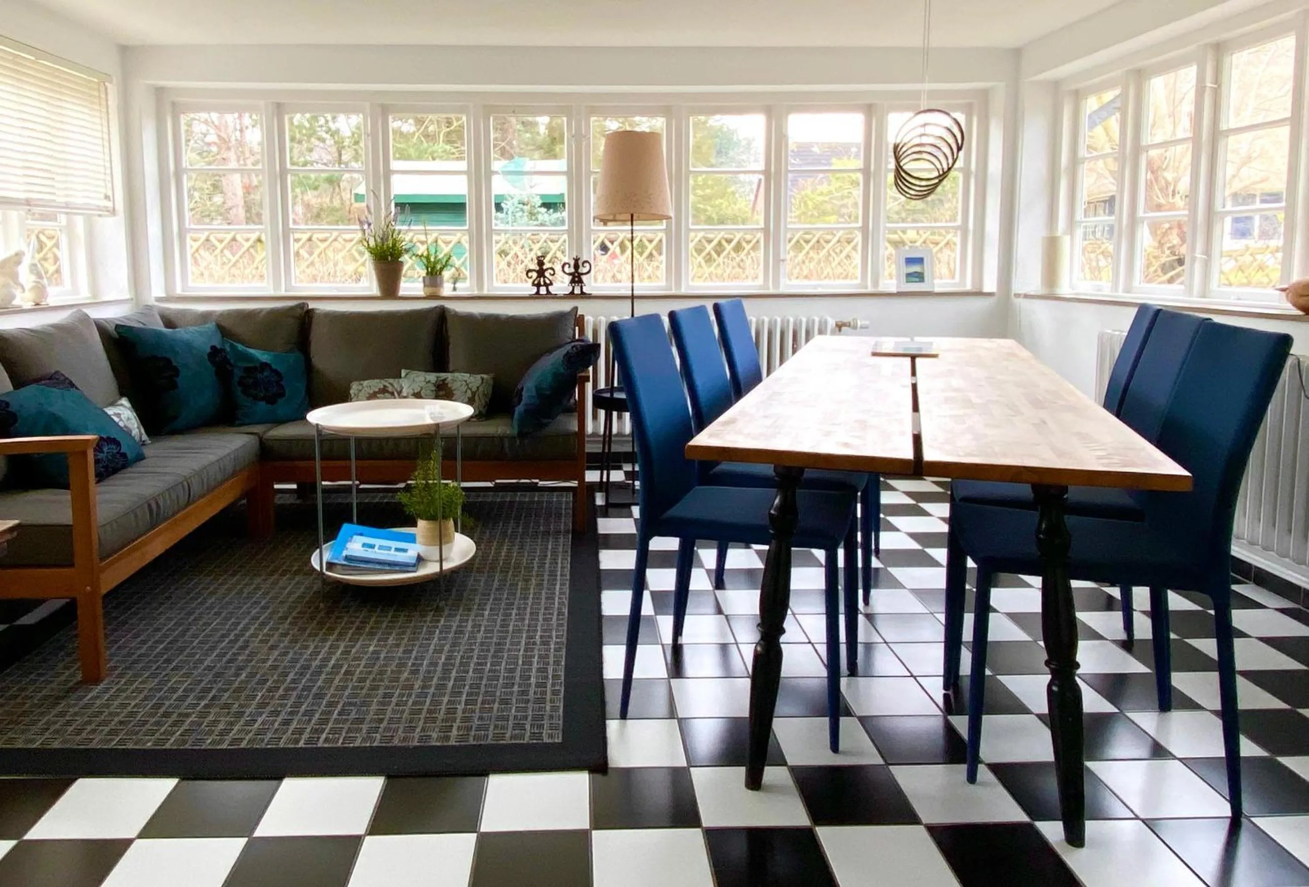 Living room in Friesenhaus Amrum Friesenhaushälfte *Hommelkasche*