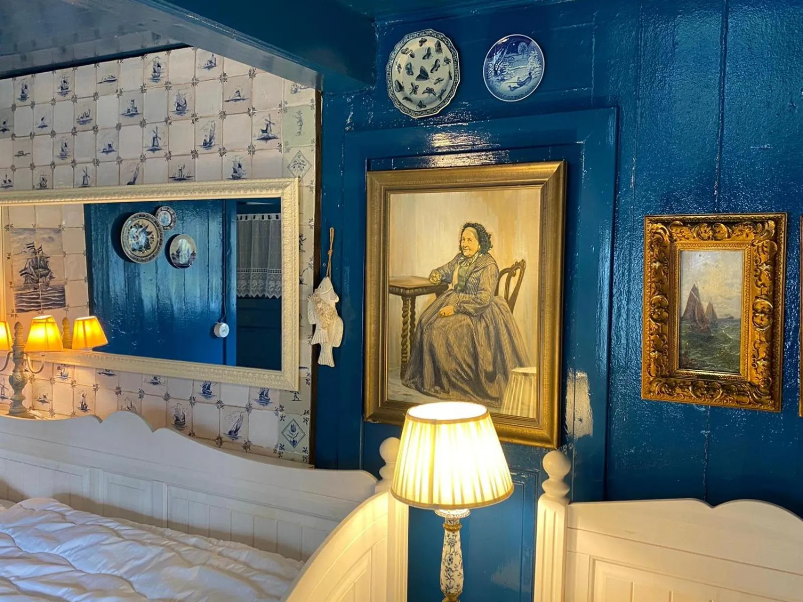 Bed in Friesenhaus Amrum Friesenhaushälfte *Hommelkasche*