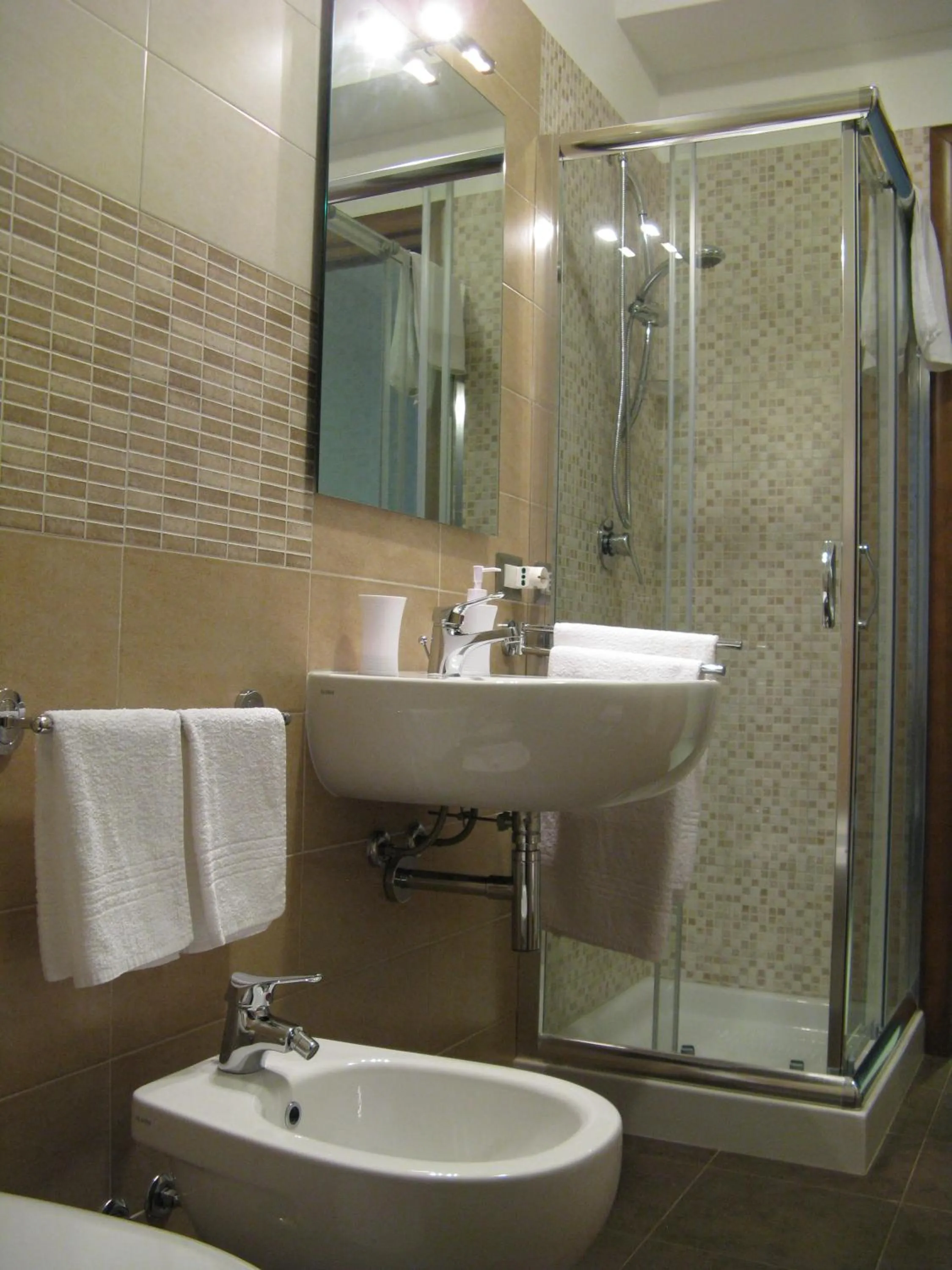 Shower in B&B Li Figuli