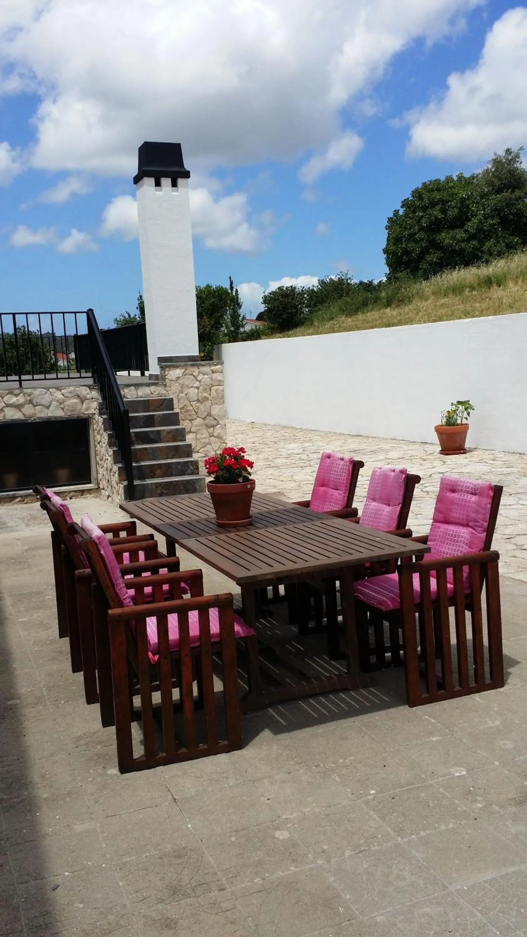 Patio in BB Silvercoast Casa das Flores