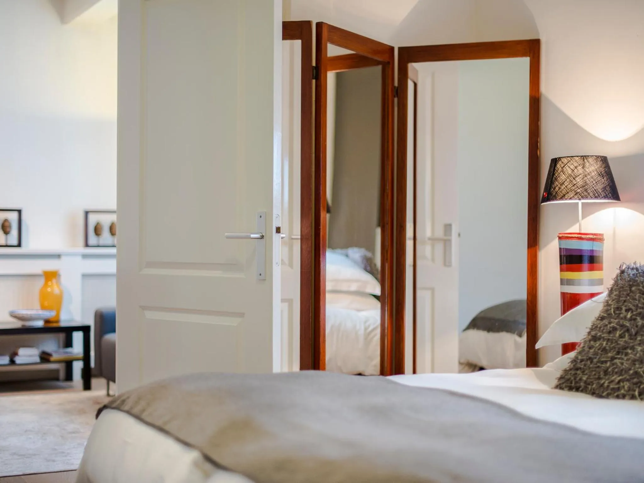 Bedroom, Bed in Palm Apartment Amsterdam