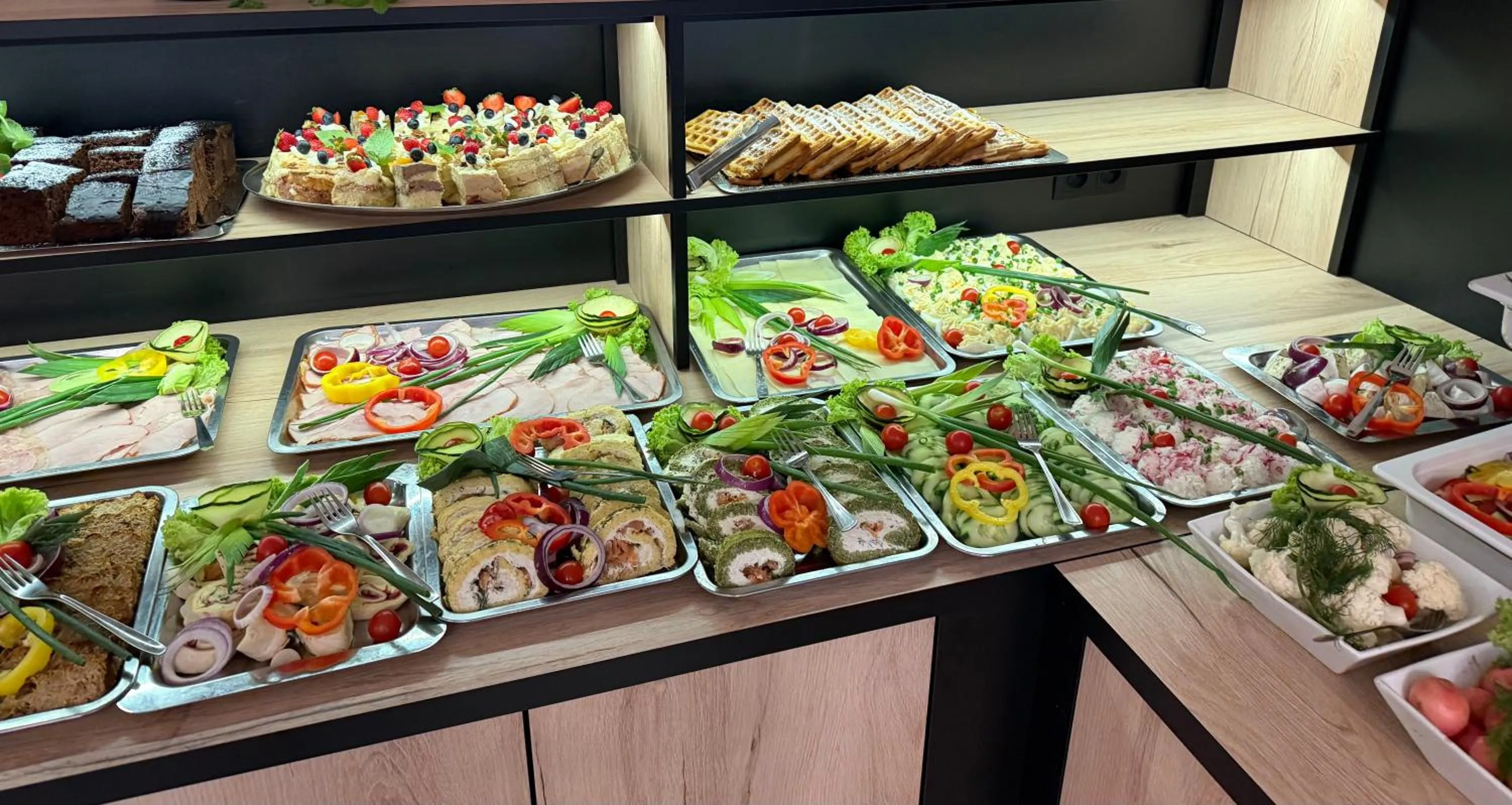 Buffet breakfast in Baltic Sun SPA