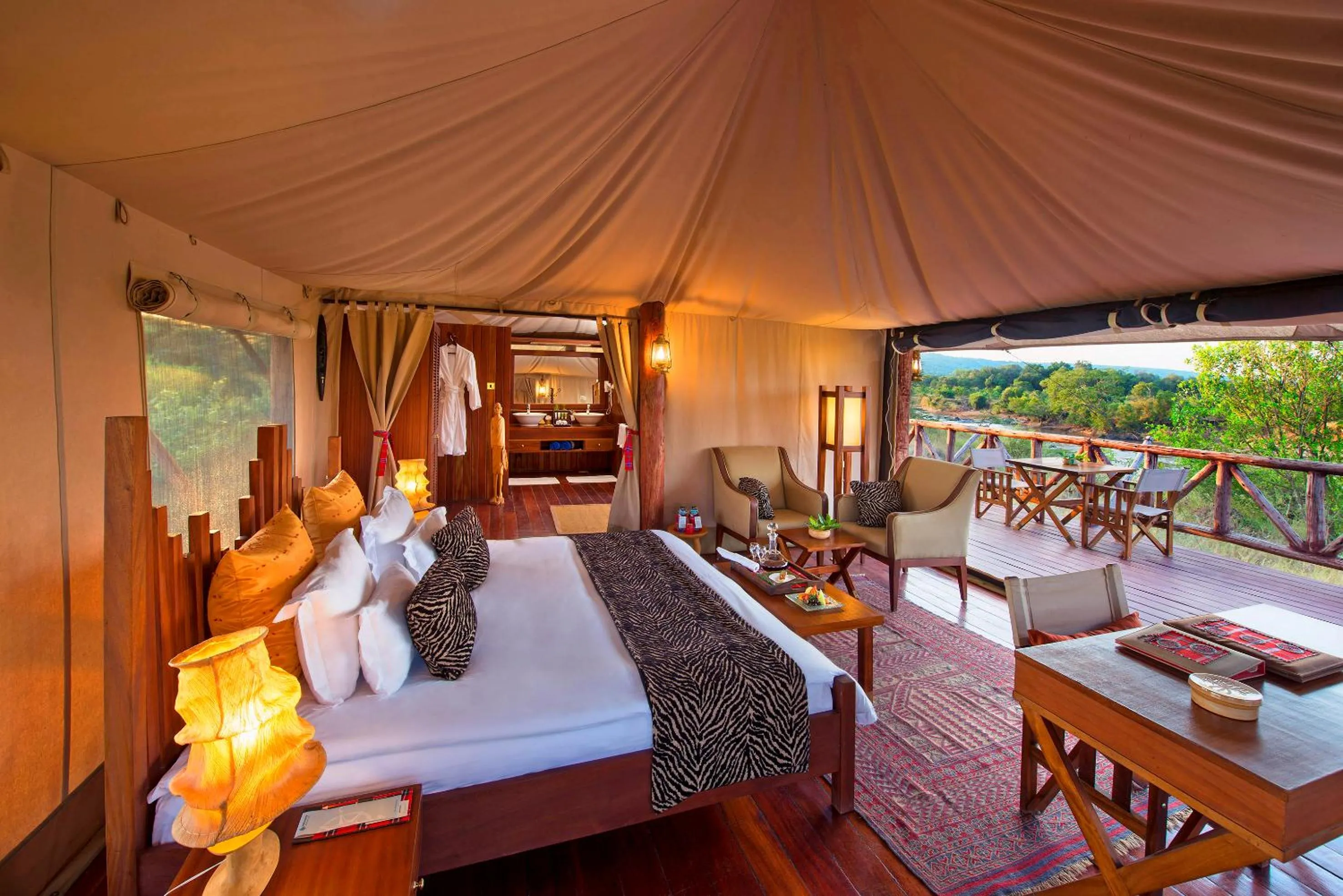 Photo of the whole room, Bed in Neptune Mara Rianta Luxury Camp - All Inclusive.