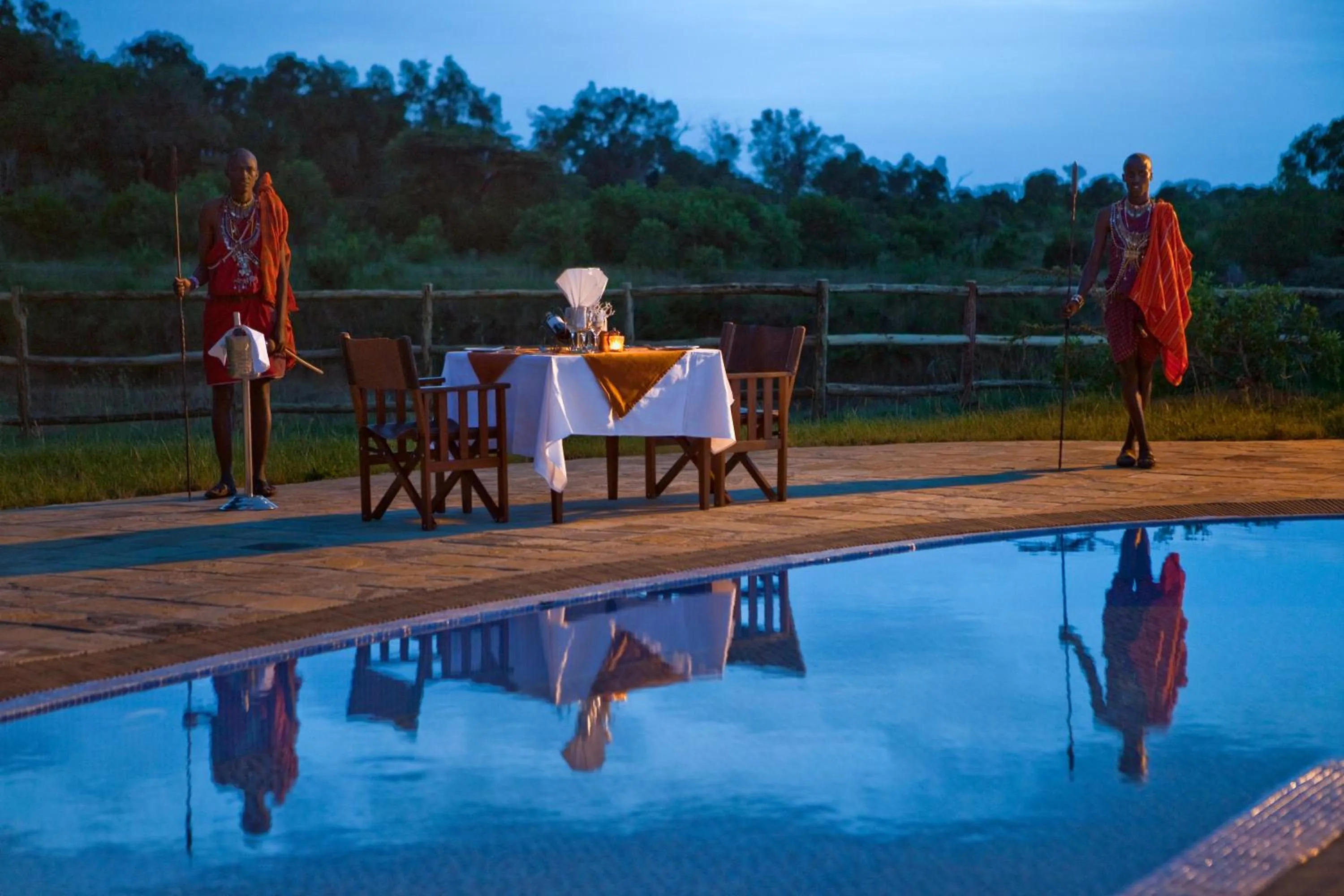 Swimming pool in Neptune Mara Rianta Luxury Camp - All Inclusive.