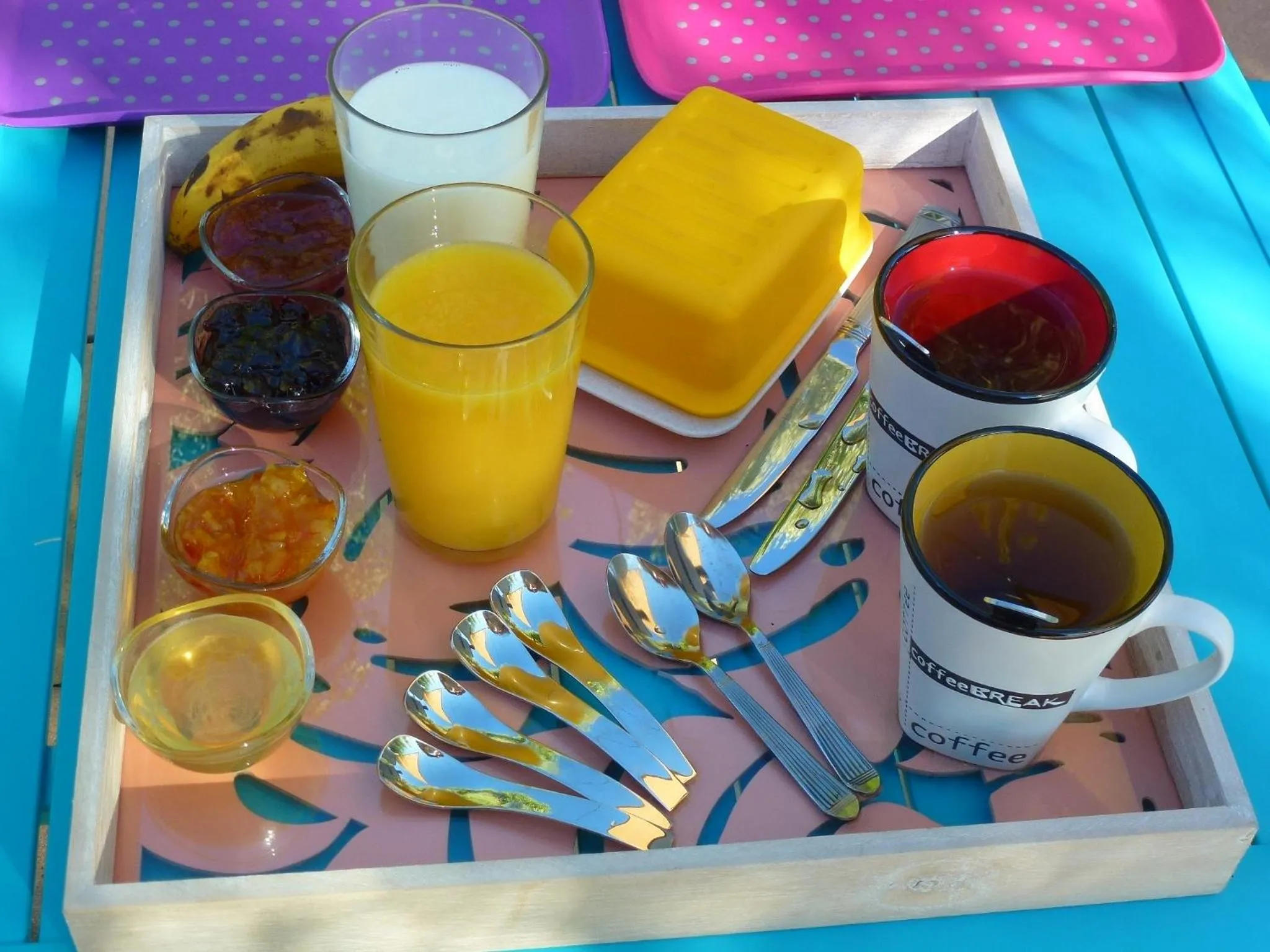 Food close-up in B&B L'ESCALADE en Lubéron