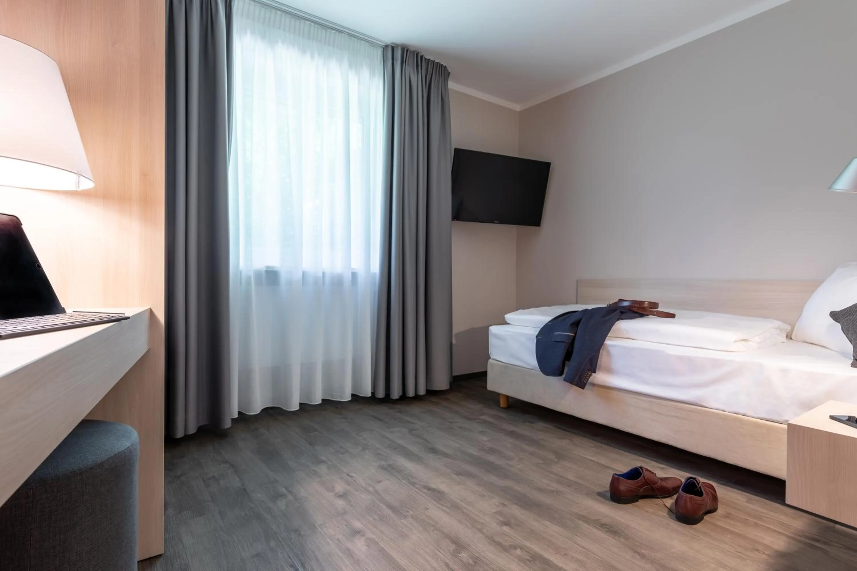 Bed in Serways Hotel Waldmohr