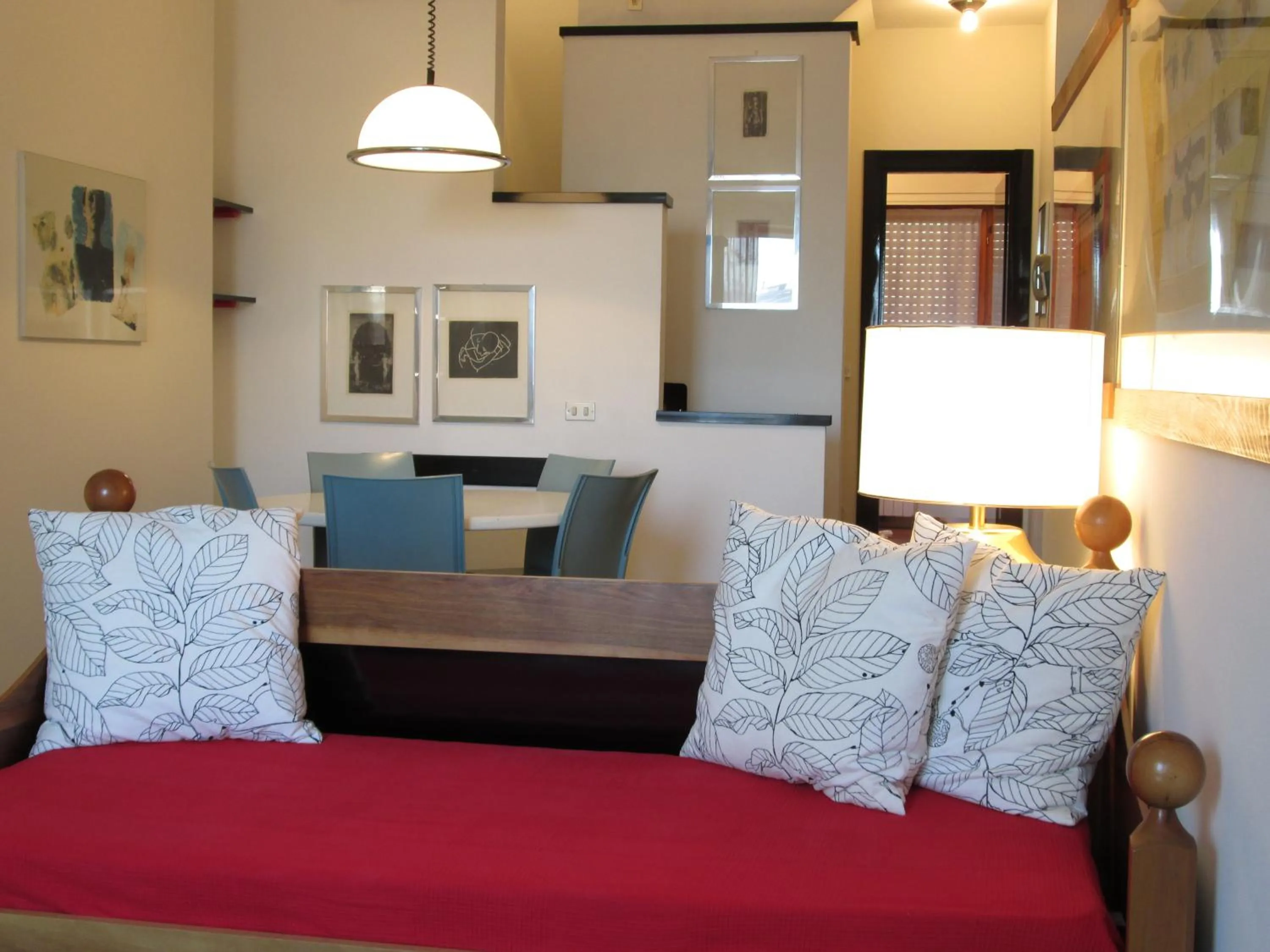 Living room, Bed in Residence Domus