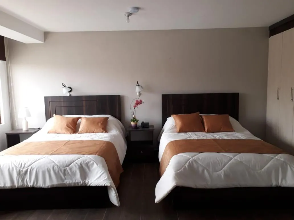 Bed in Hotel La Algodonera