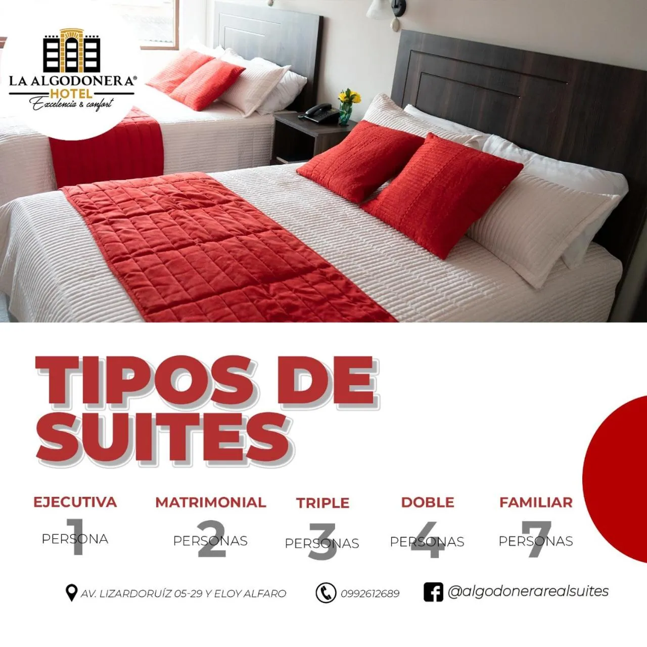 Bed in Hotel La Algodonera