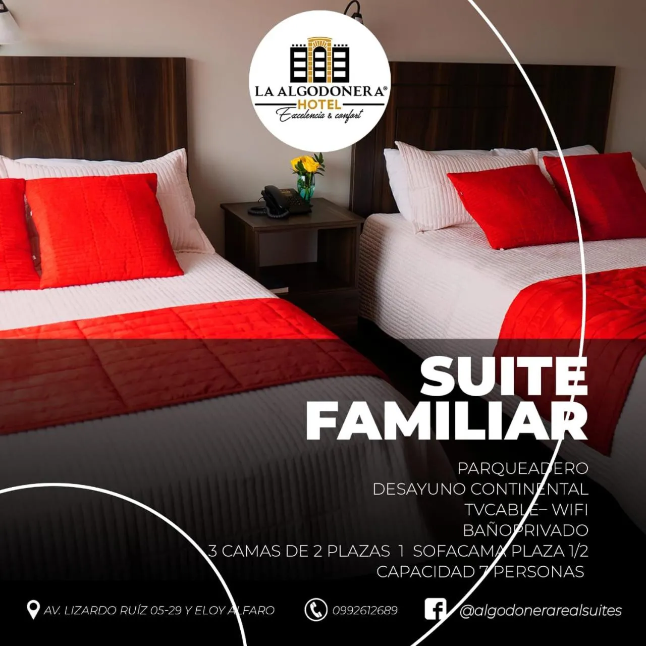 Bed in Hotel La Algodonera