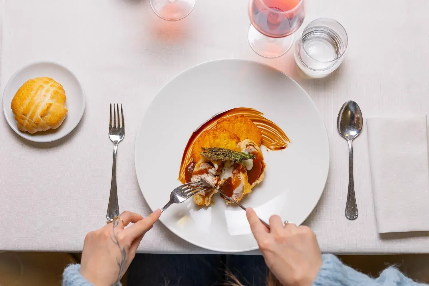 Food close-up in Phi Hotel Bellamonte Food close-up in Phi Hotel Bellamonte