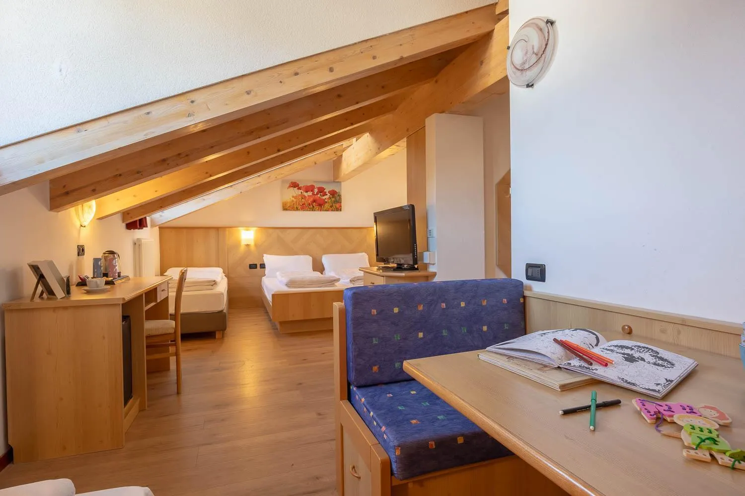 Photo of the whole room, Bed in Phi Hotel Bellamonte