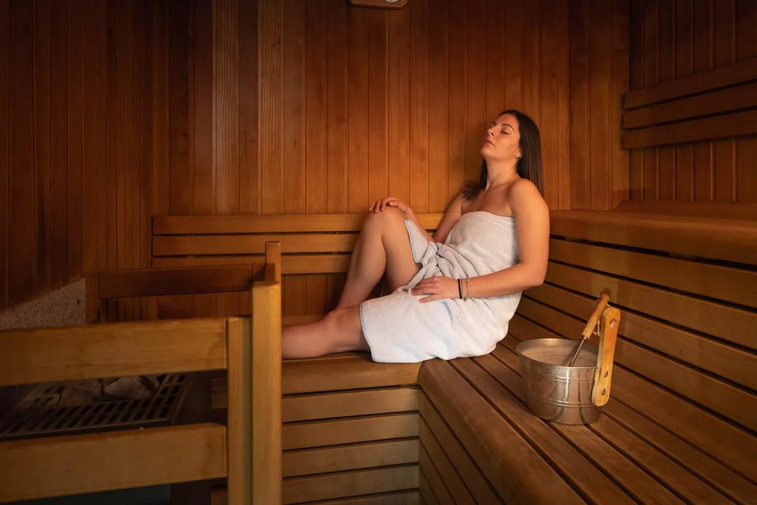Sauna in Phi Hotel Bellamonte