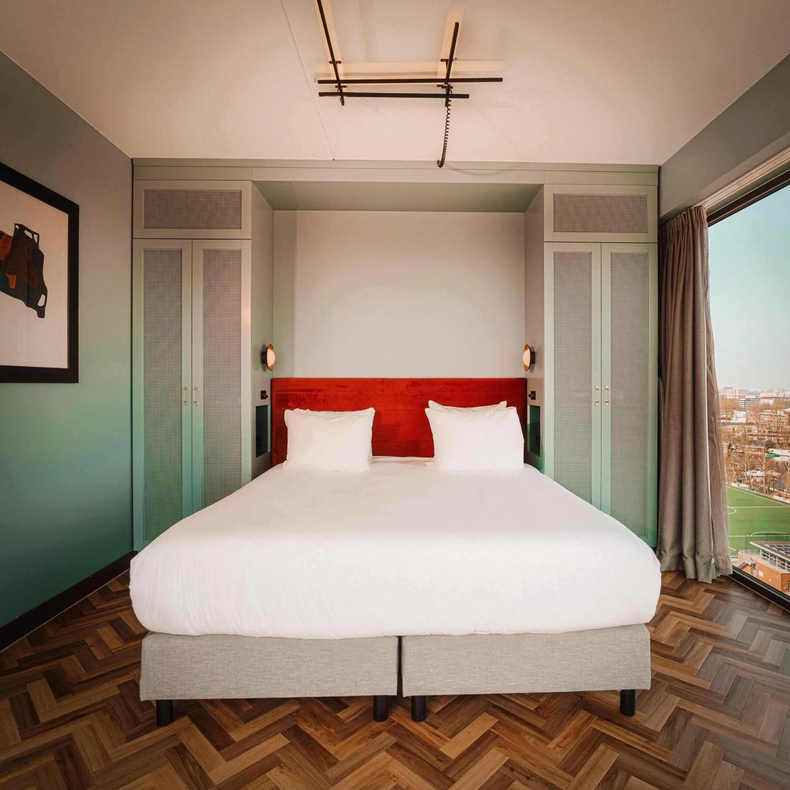 Bed in Olympic Hotel