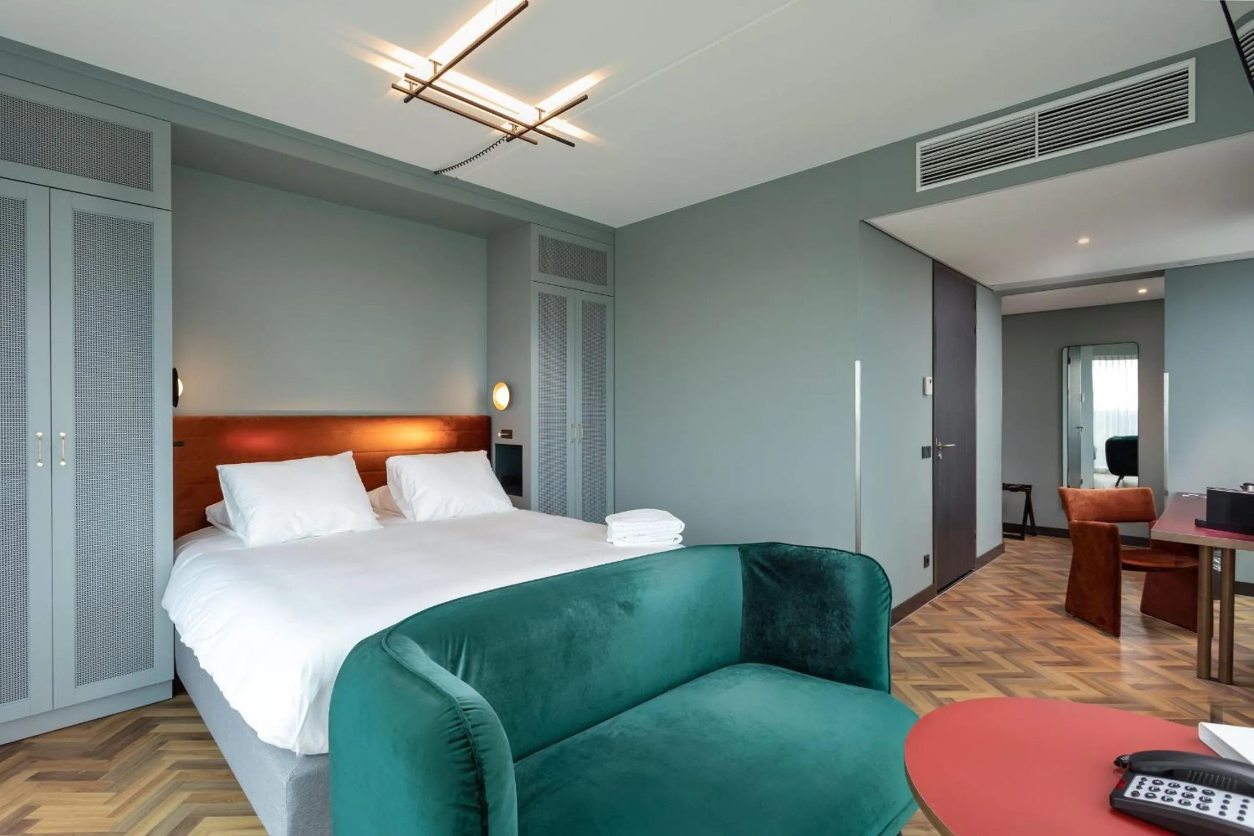 Bed in Olympic Hotel