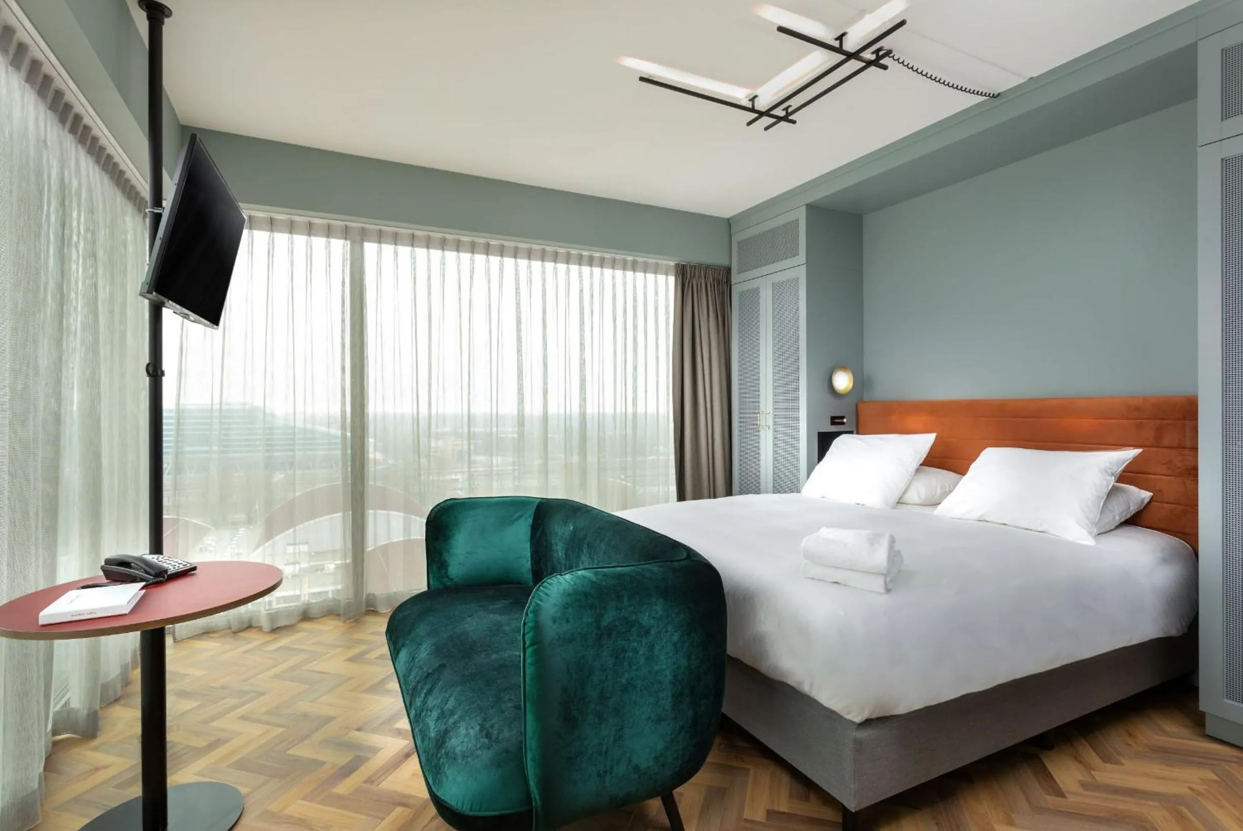 Bed in Olympic Hotel