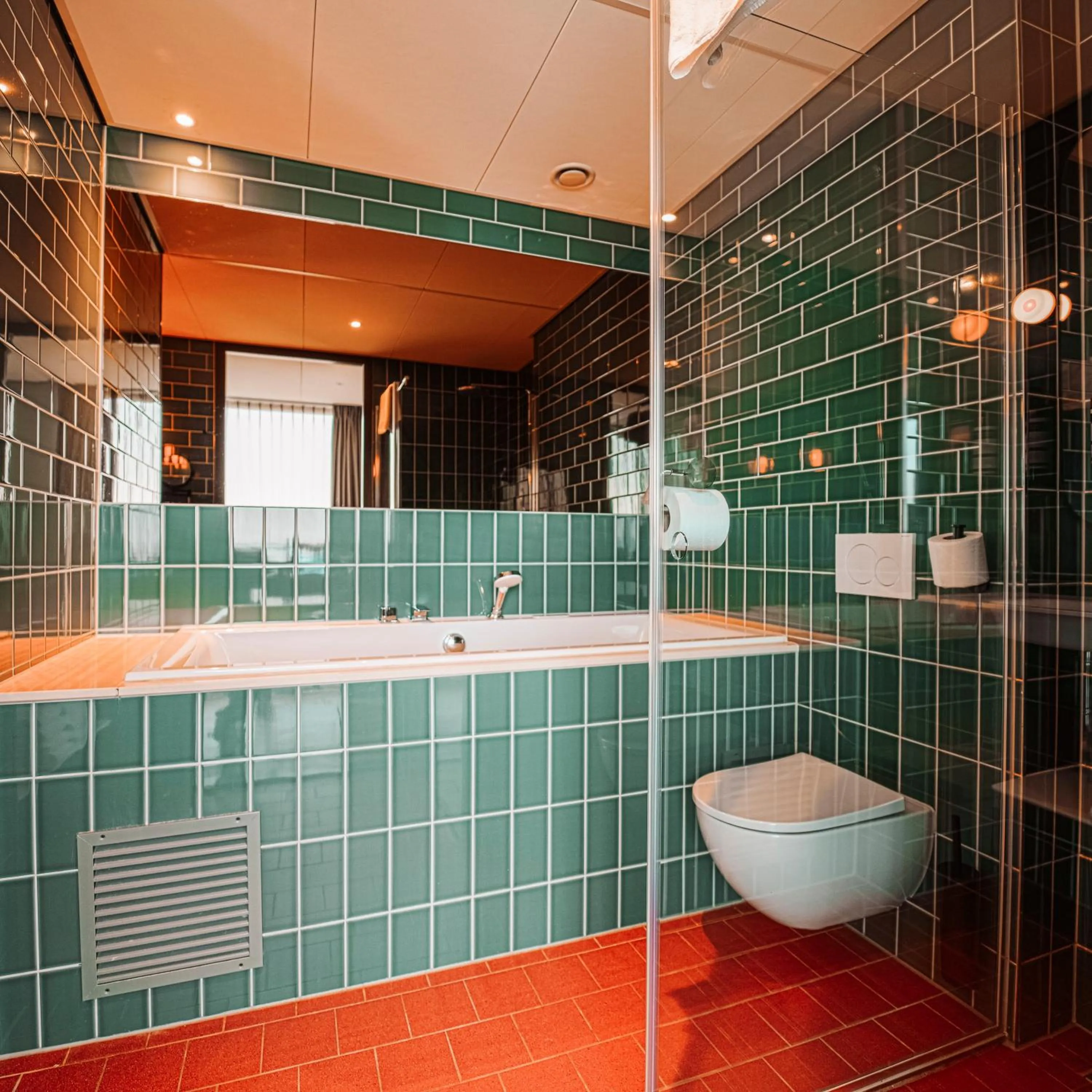 Bathroom in Olympic Hotel