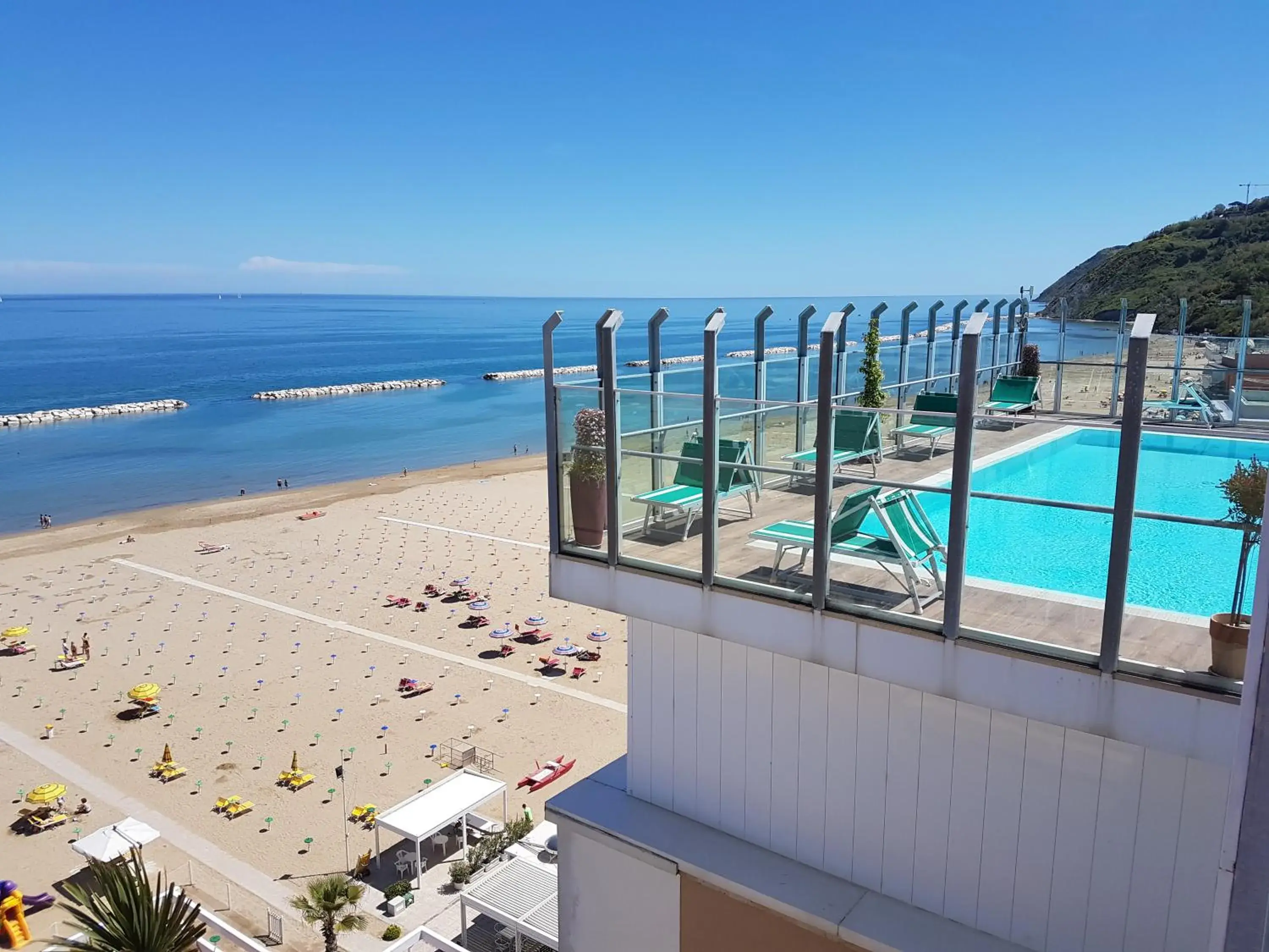 Swimming pool, Pool View in Hotel Napoleon