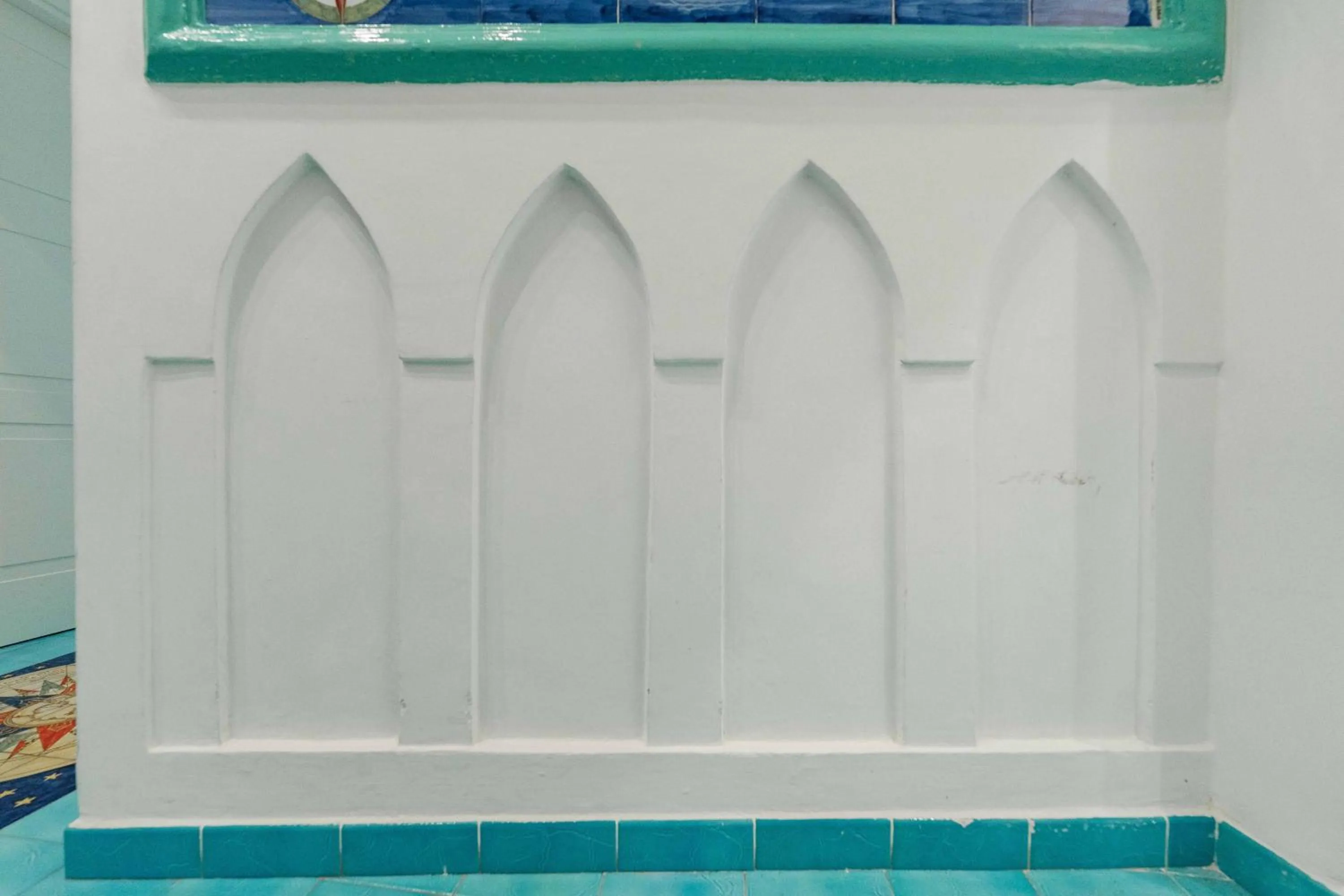 Decorative detail in Albergo S. Andrea