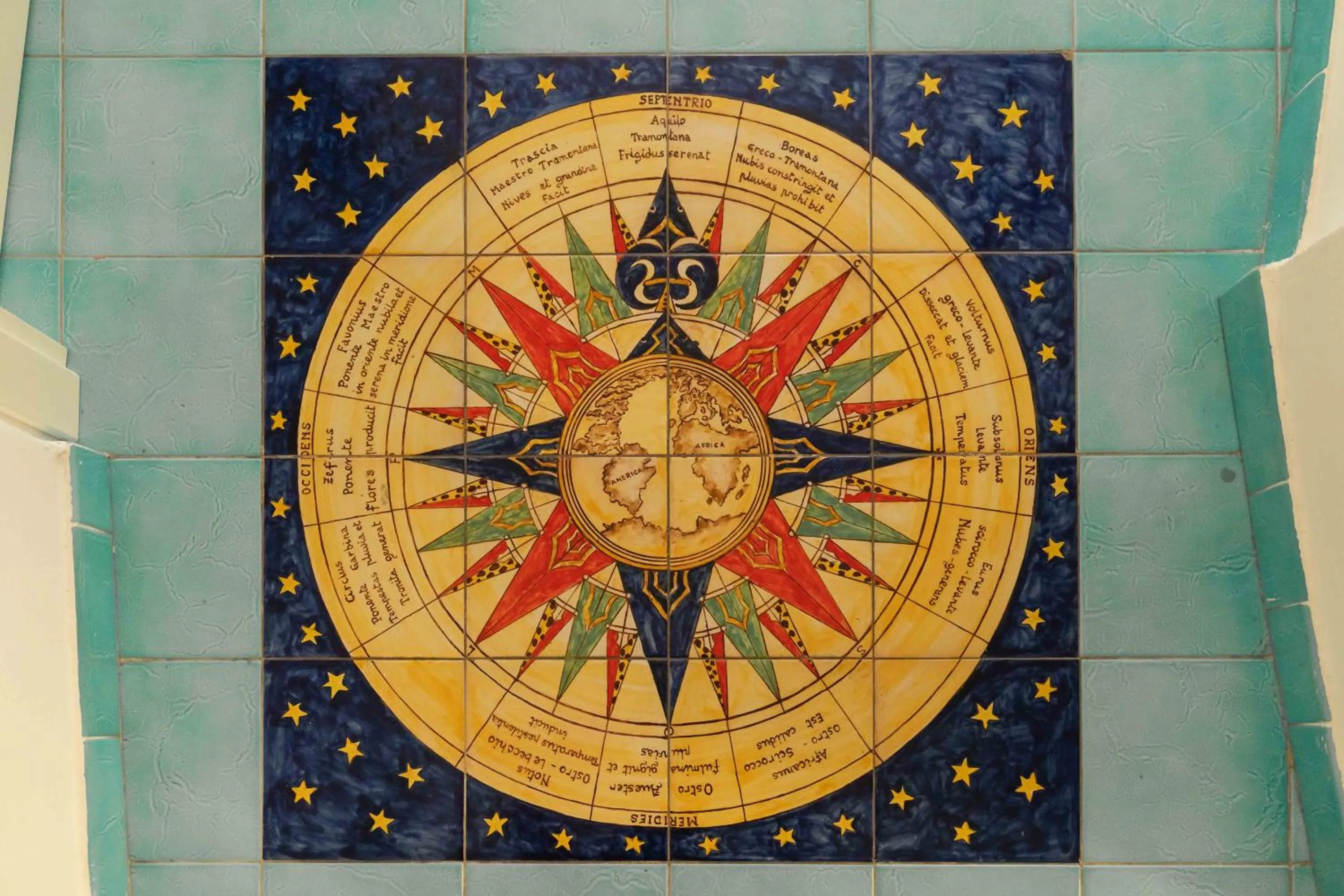 Decorative detail in Albergo S. Andrea